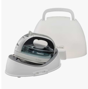 Panasonic NI-WL600 Cordless, Portable 1500W Contoured Multi-Directional Steam/Dry Iron, Stainless Steel Soleplate, Power Base and Carrying/Storage Case, Silver