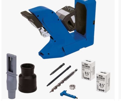Kreg Tool KPHJ720PRO Pocket-Hole Jig 720PRO - Easy Clamping & Adjusting - Includes Durable Kreg Pocket-Hole Screws - For Materials 1/2" to 1 1/2" Thick