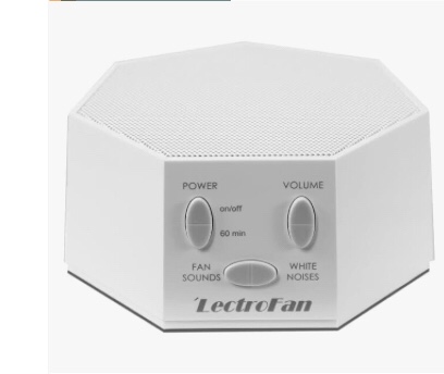 LectroFan White Noise & Fan Sound Machine  White