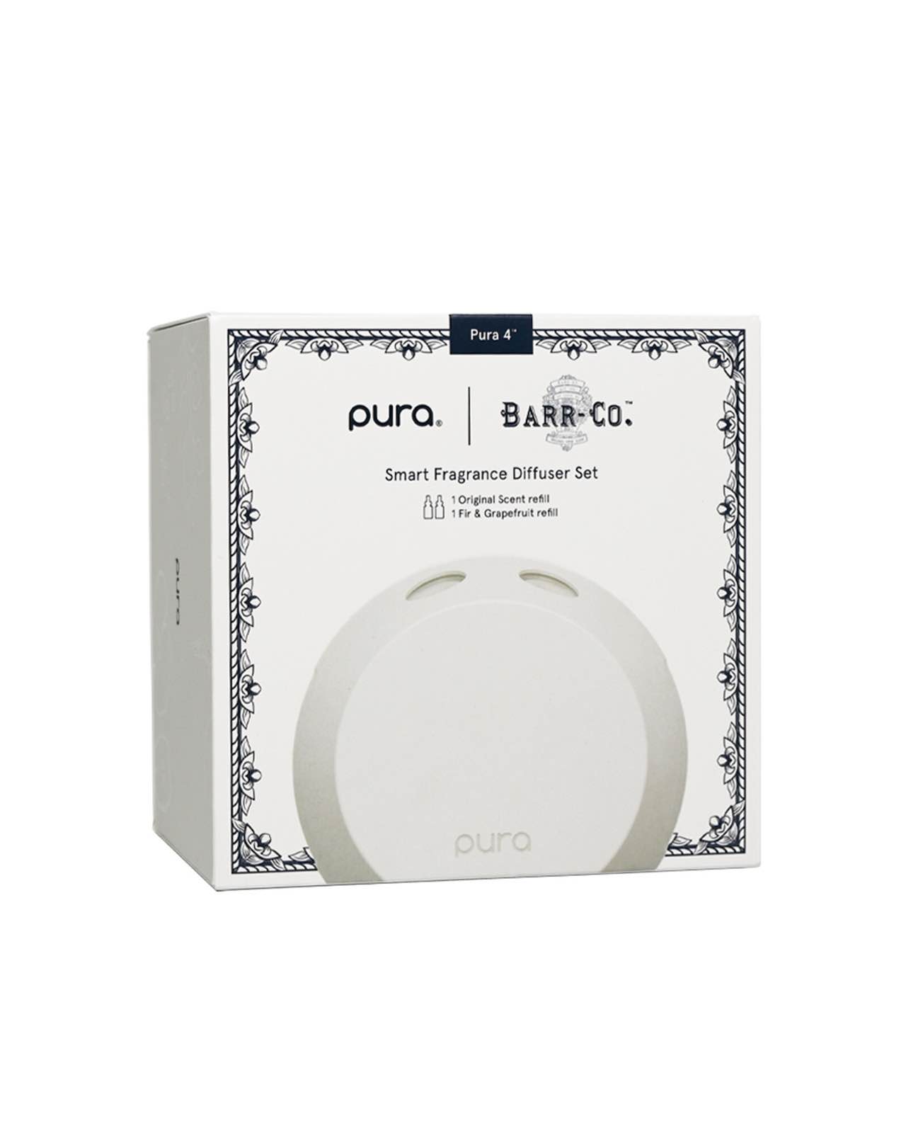 Barr-Co. Fir & Grapefruit Scent Pura Diffuser Refill, Invigorating Woody C All-Natural Fragrance, Pura Compatible, Scented Diffusers for Home, 0.43 fl oz 3 pack