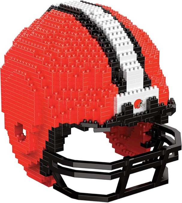 FOCO NFL Unisex-Adult NFL 3D BRXLZ Puzzle Replica Helmet Set