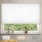 myshade cellular shades, cordless light filtering windows blinds for bedroom, bathroom, french door, 30x72 white