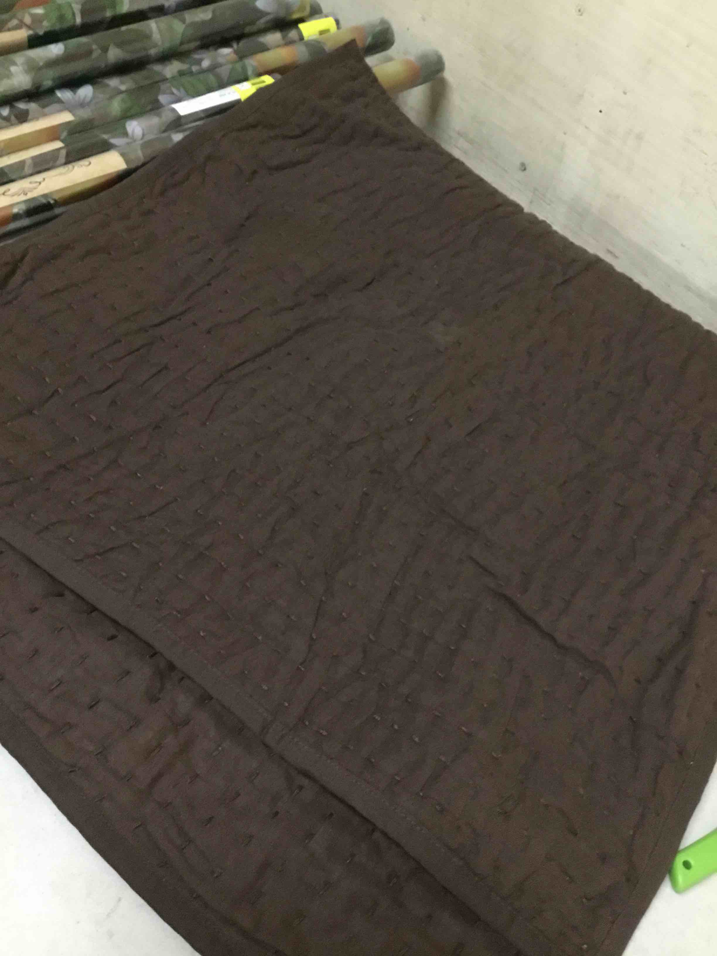 Condition photo showing Good Condition for european linen cotton stitch quilted euro sham size 26x26 pack of 2