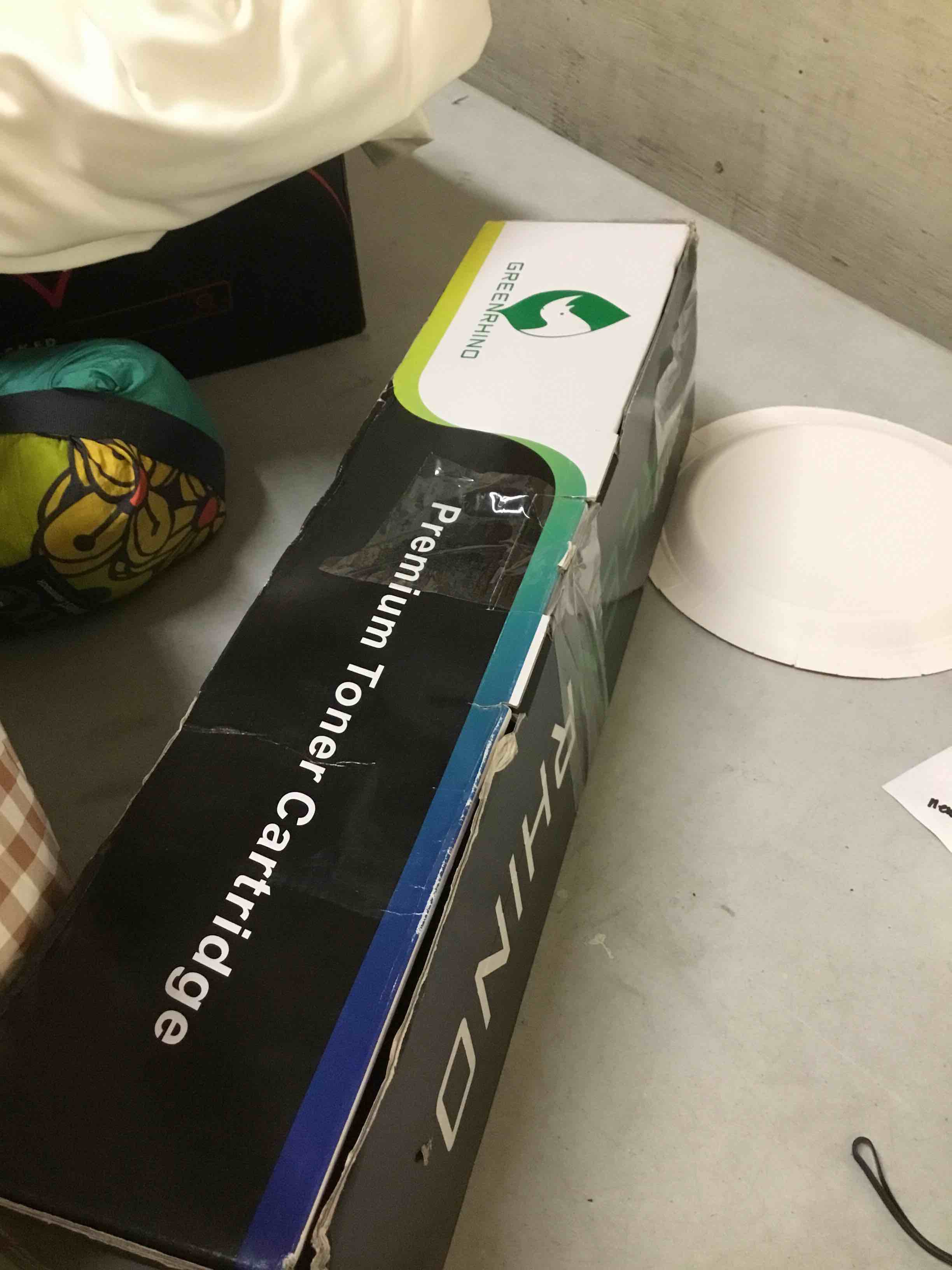 Condition photo showing As Is for green rhino toner cartridge a-rtk8307