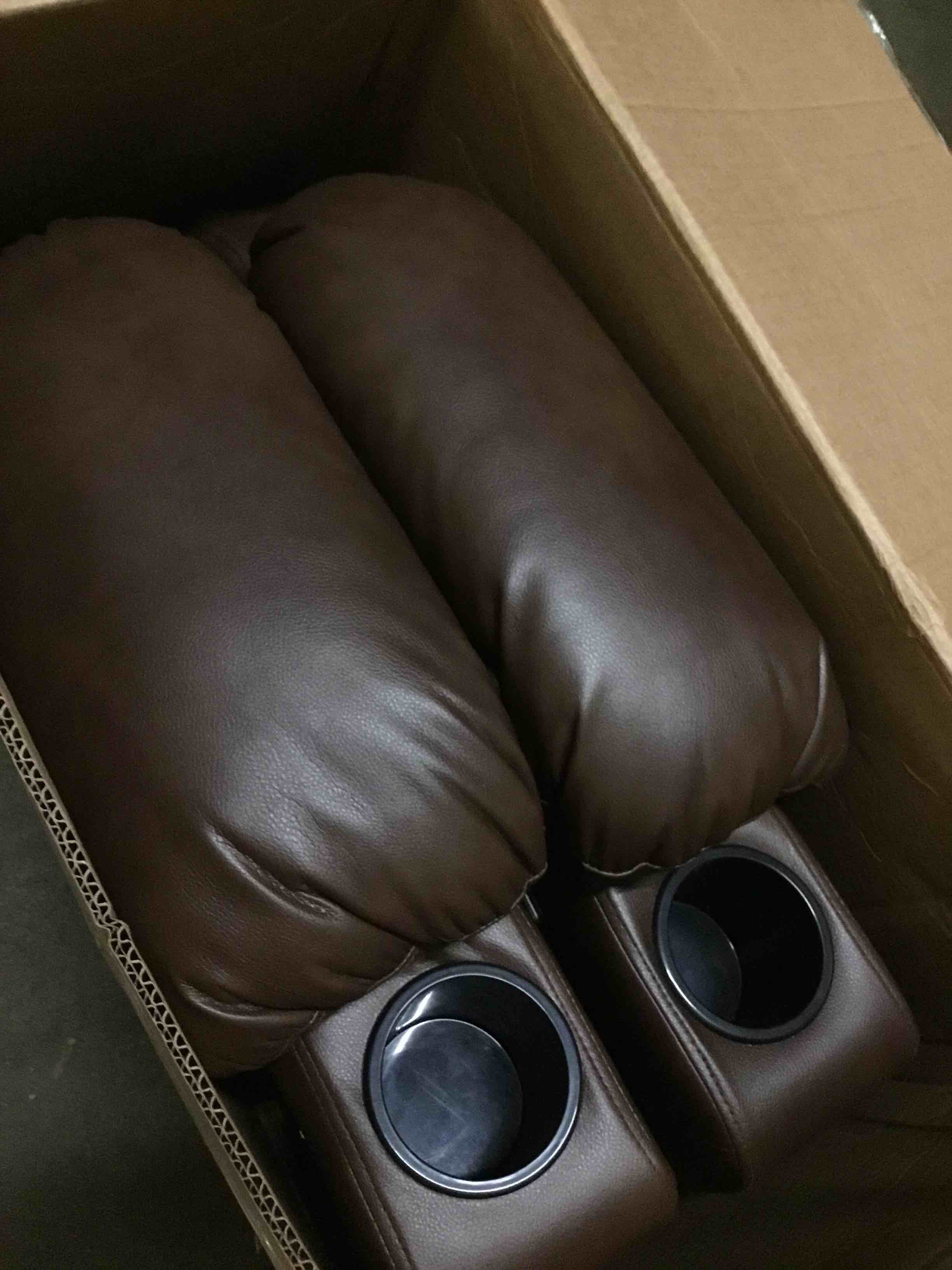 Condition photo showing As Is for (incomplete) ergonomic power lift chair medium brown 
