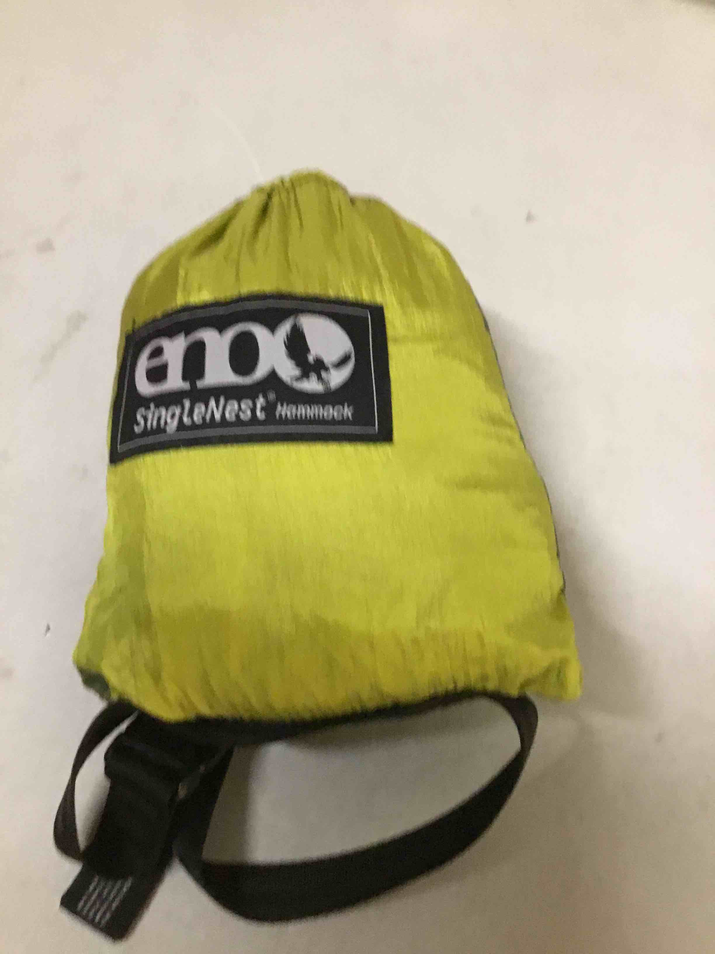 Condition photo showing As Is for eno, eagles nest outfitters singlenest lightweight camping hammock