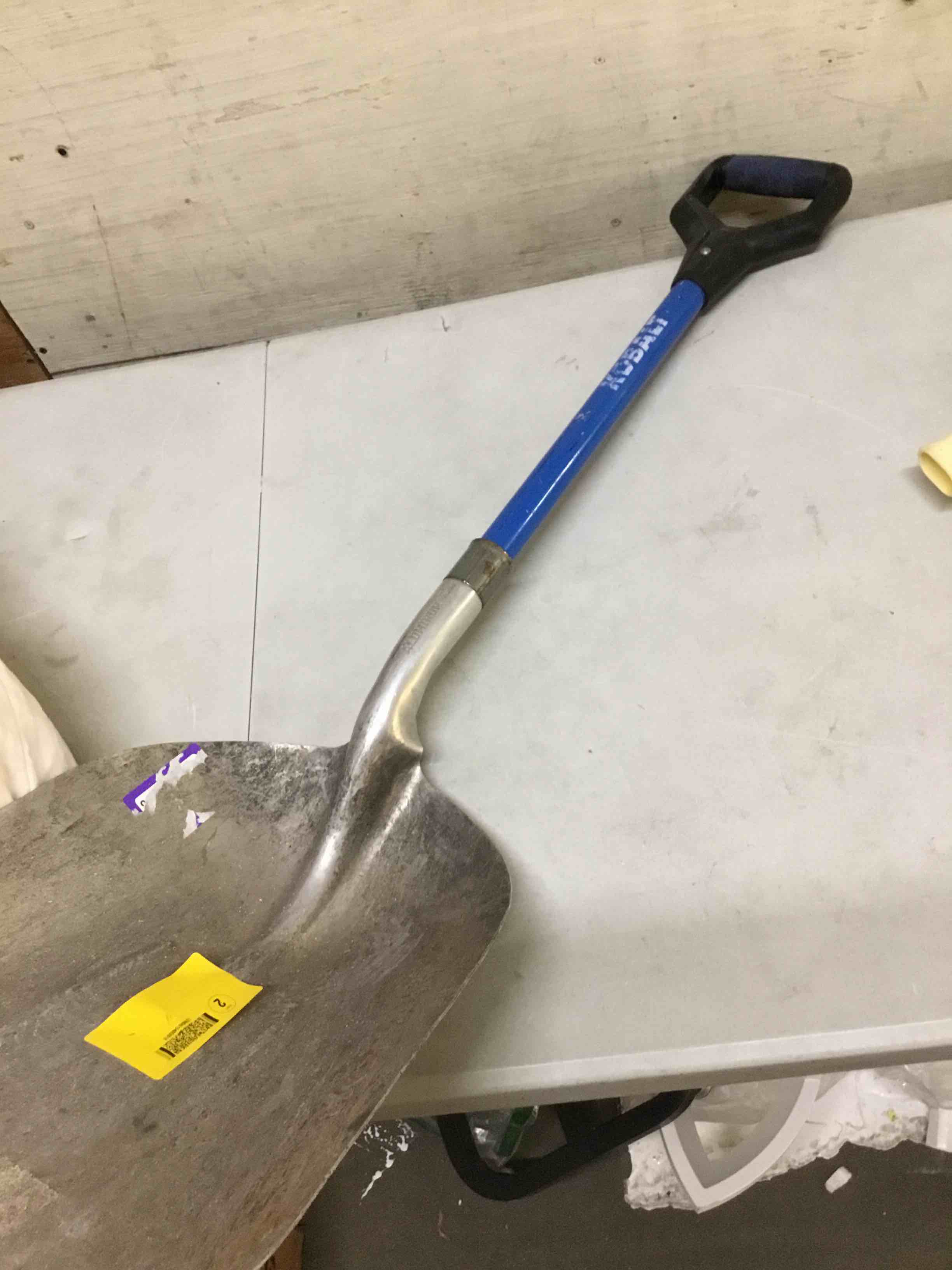 Condition photo showing As Is for kobalt aluminum d-handle scoop