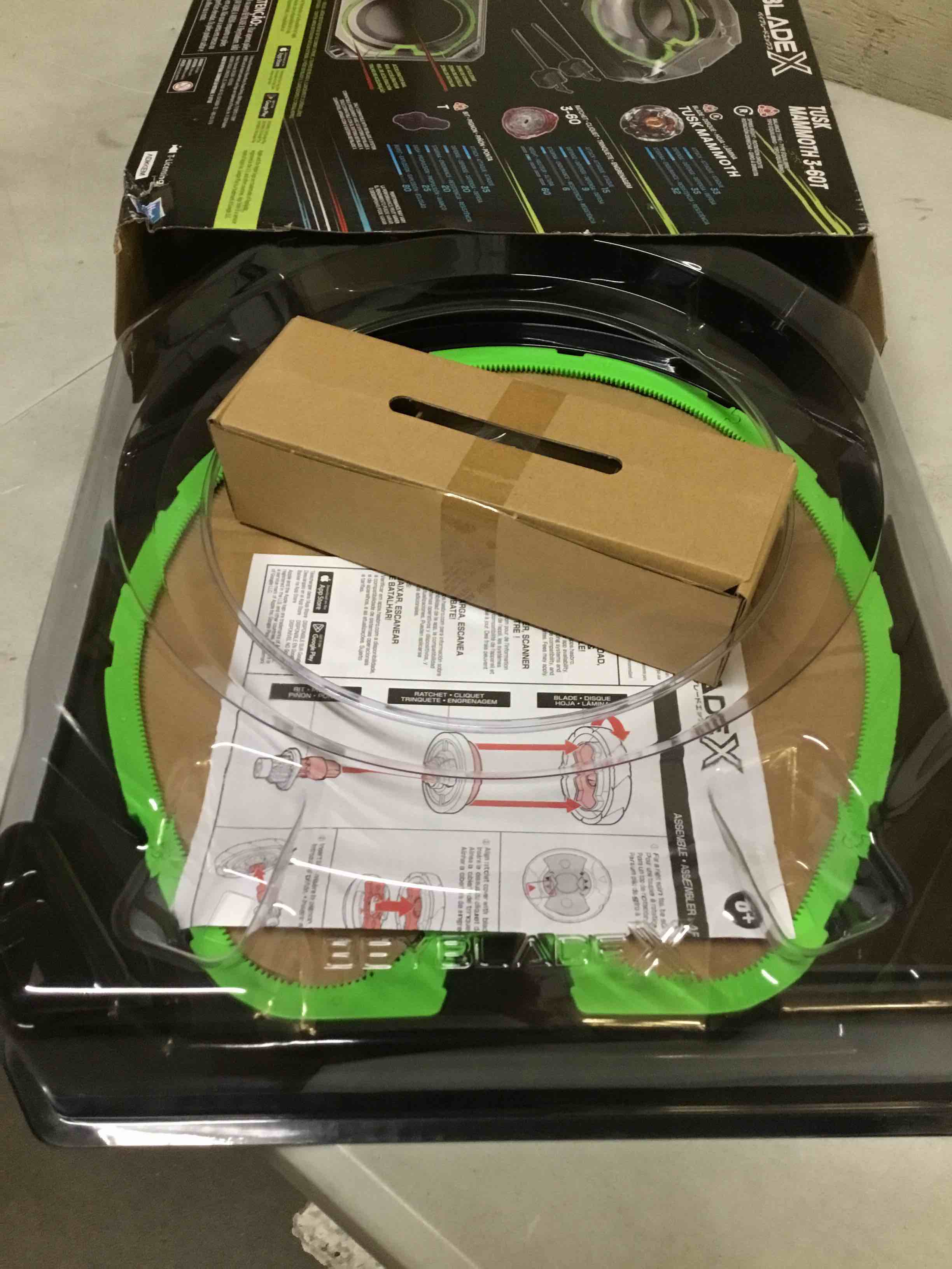 Condition photo showing New/Like New for beyblade x dagger and tusk xtreme battle set: ultimate beyblade toys for kids, high-performance battle tops, ages 8 and up