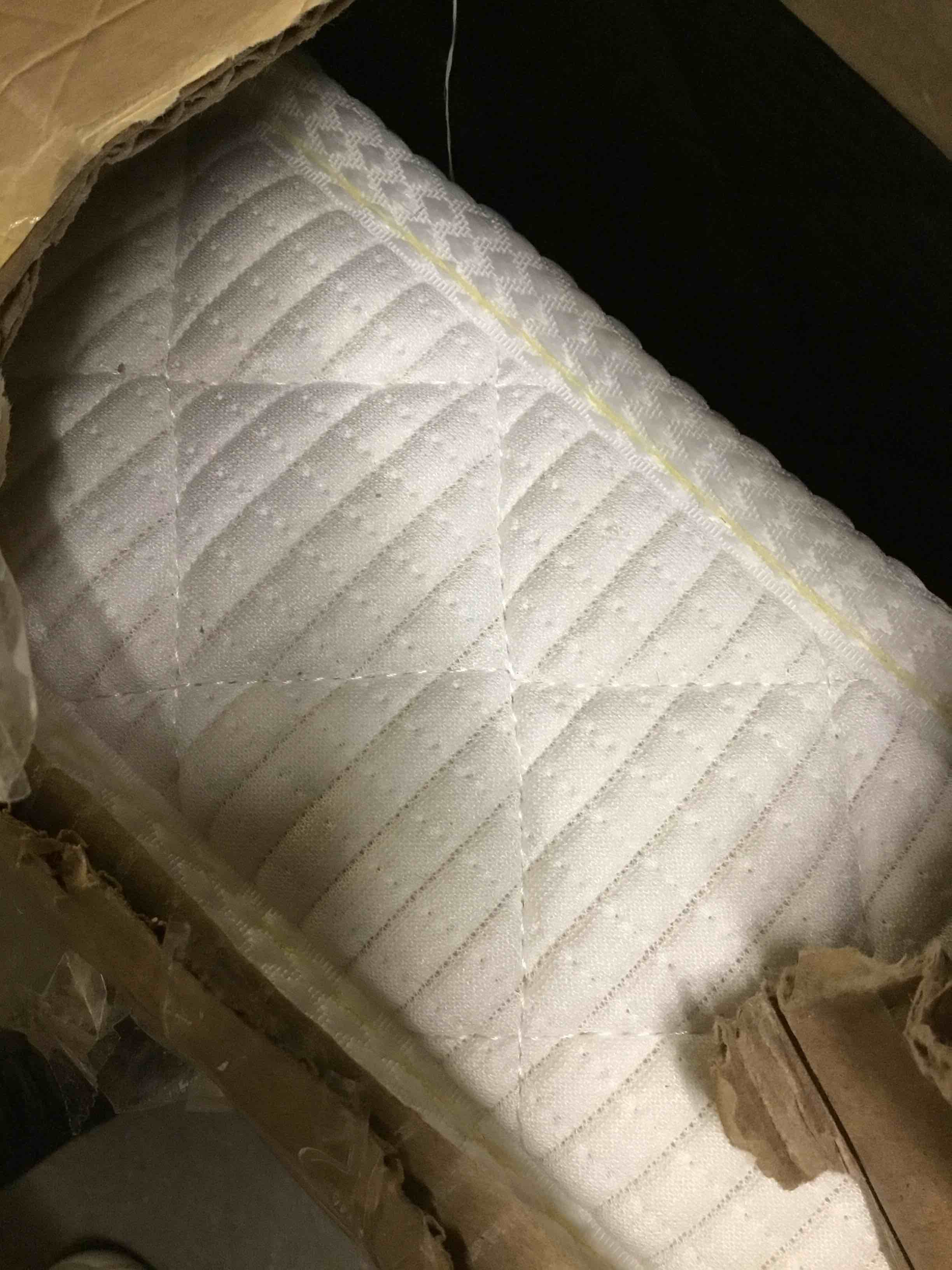 Condition photo showing Good Condition for letmxiu premium crib & toddler mattress,100% knitted fabric, premium fleece surface-hypoallergenic, 5" thick firm soft crib mattress, non-toxic - fits standard cribs & toddler beds simple 52" x 27.6" x 5"
