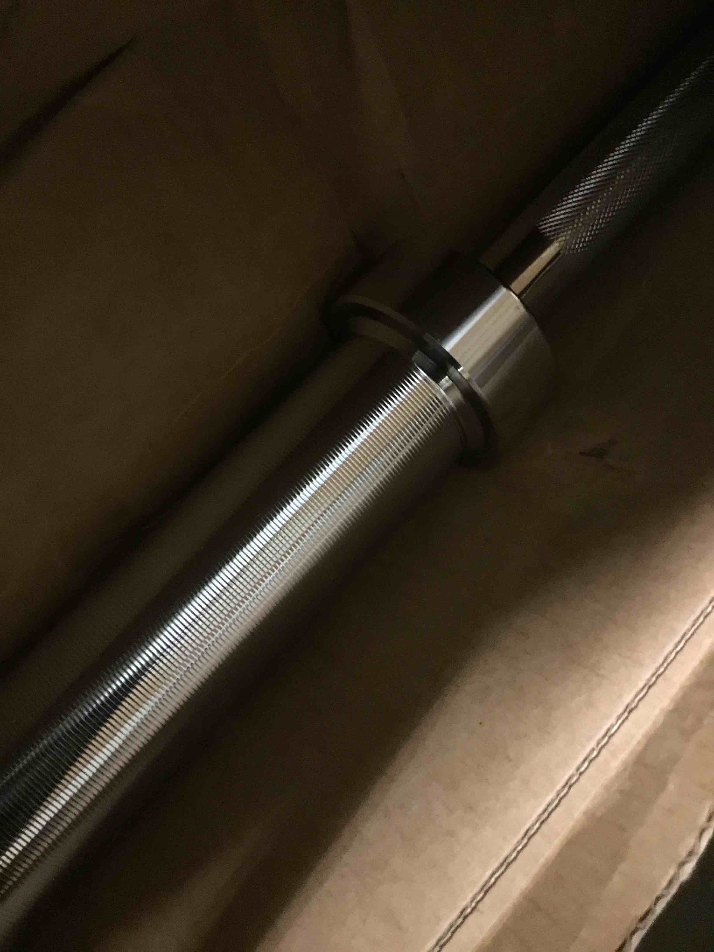 Condition photo showing Good Condition for fitvids 2 inch olympic barbell bar for powerlifting & weightlifting, 700 pound capacity, multiple sizes 6ft chrome