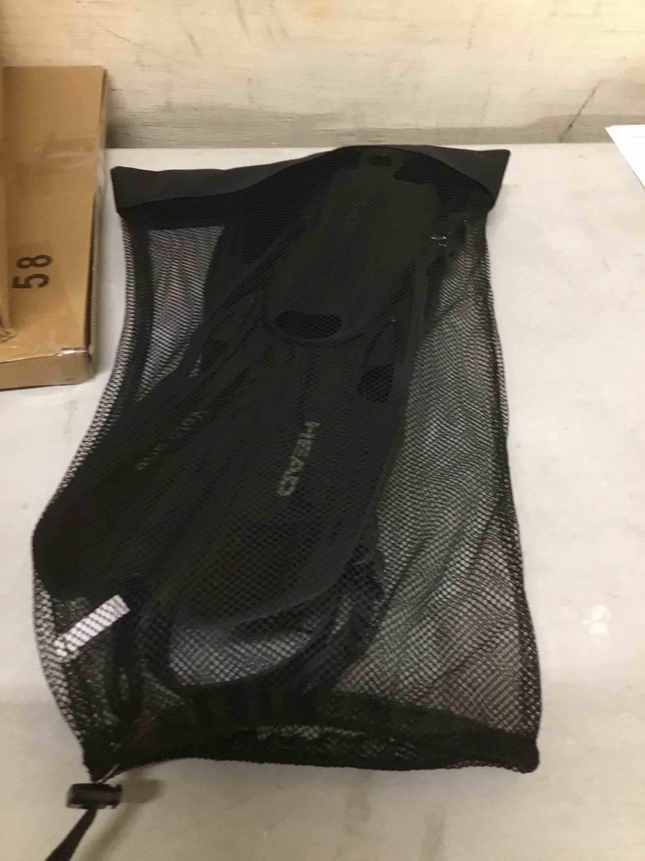 Condition photo showing New/Like New for ( size small /medium) mares unisex adult volo one snorkeling fins | adjustable open heel swim flippers w/ optimized pivoting blade, elastic straps & quick release buckles | mesh carry bag included