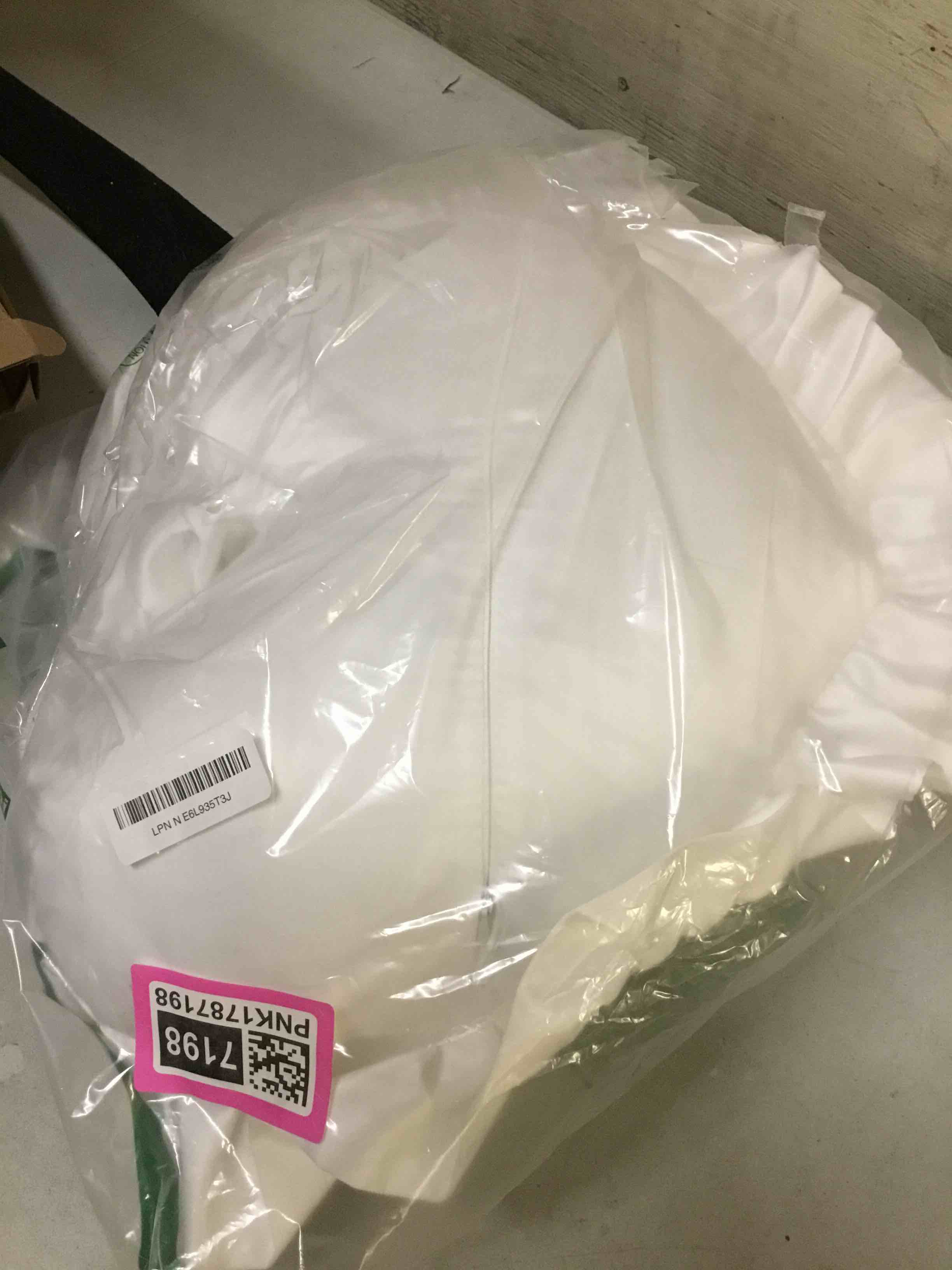 Condition photo showing Good Condition for mojun heart pillows, white bow ruffle love heart shaped throw pillows decorative pillow cushion for sofa bed living room home decor wedding gifts pillows, 19.6"×15.7"