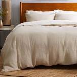 quince airy gauze duvet cover set queen 