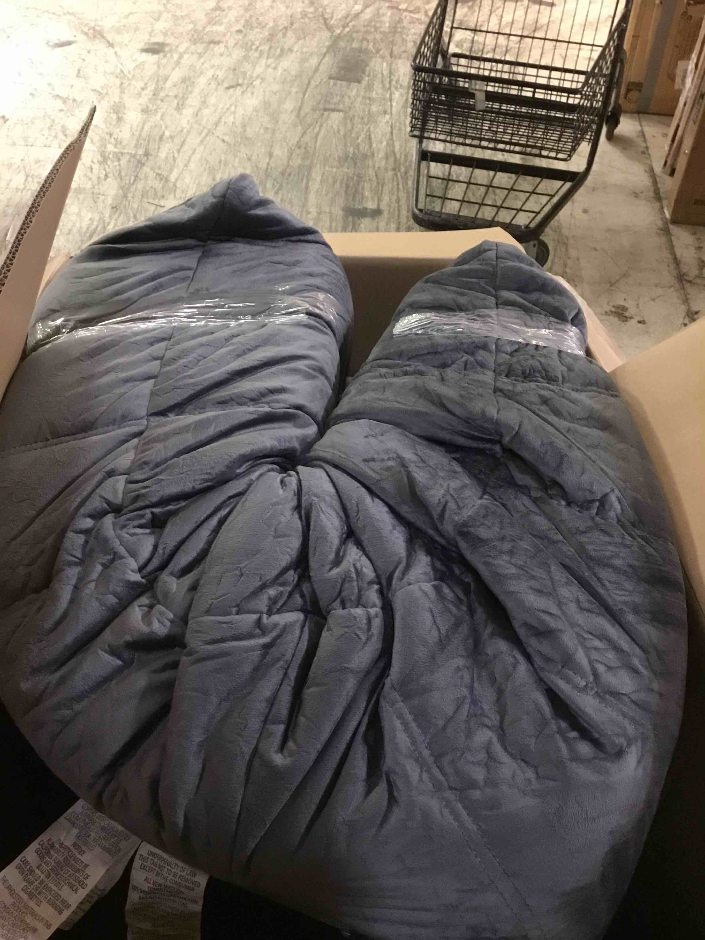 Condition photo showing As Is for ( similar products) bean bag chair faux fur beanbag couch 
