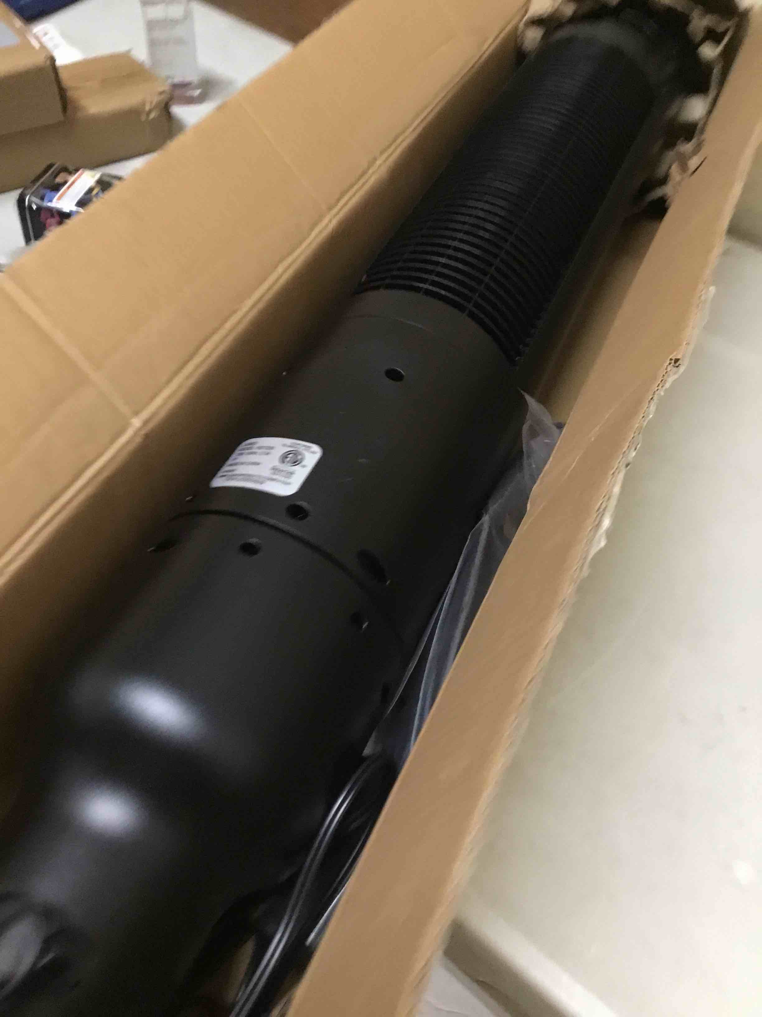 Condition photo showing As Is for lasko apex tower fans oscillating quiet 42" - 29 ft/s airflow, 28 db, 90° oscillation, 12h timer, air filter for hair & dust, remote, black, floor fans for home bedroom, rst200