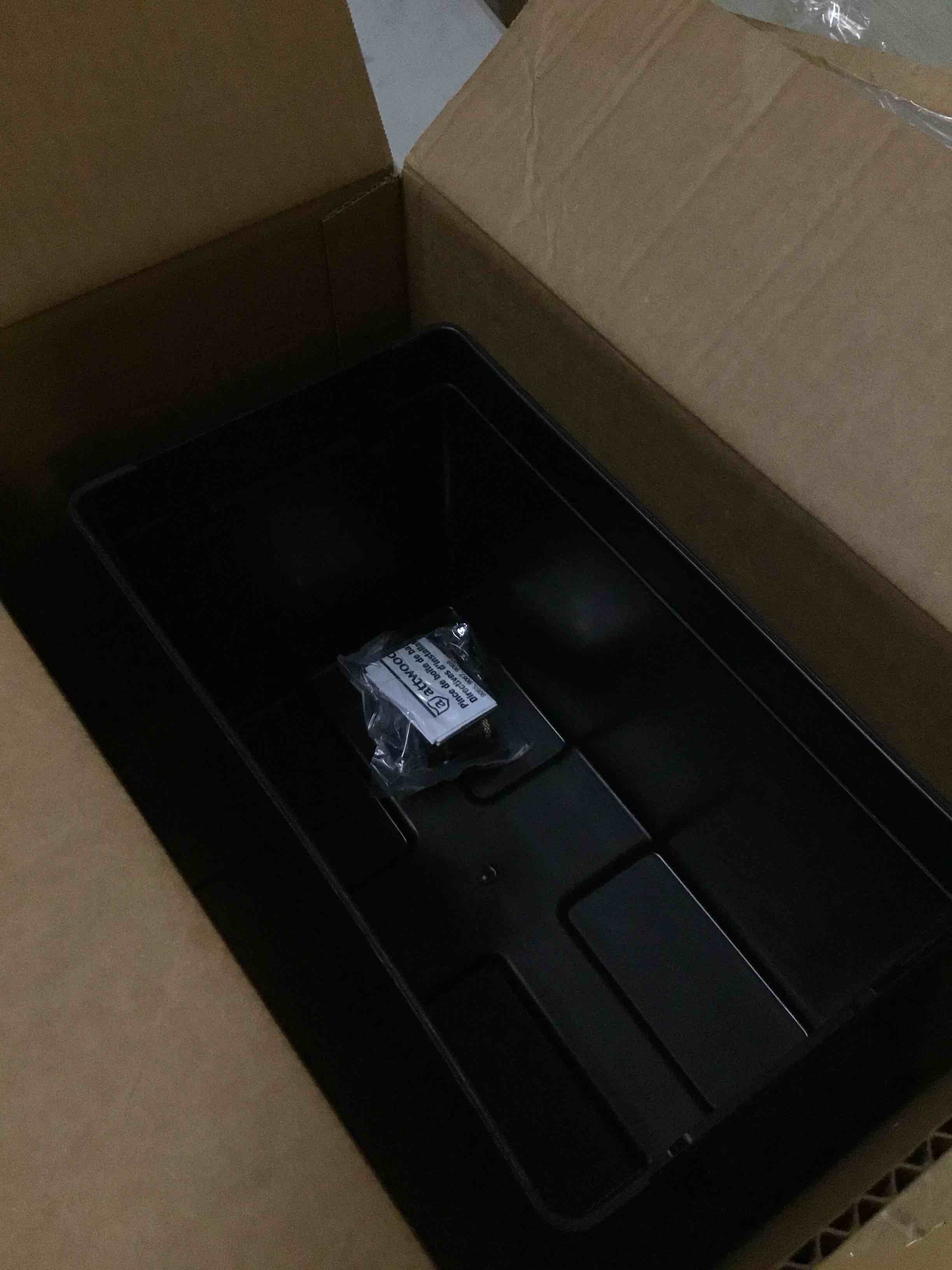 Condition photo showing As Is for ( incomplete missing lid ) attwood heavy-duty acid-resistant power guard series 27 vented marine boat battery box  black
