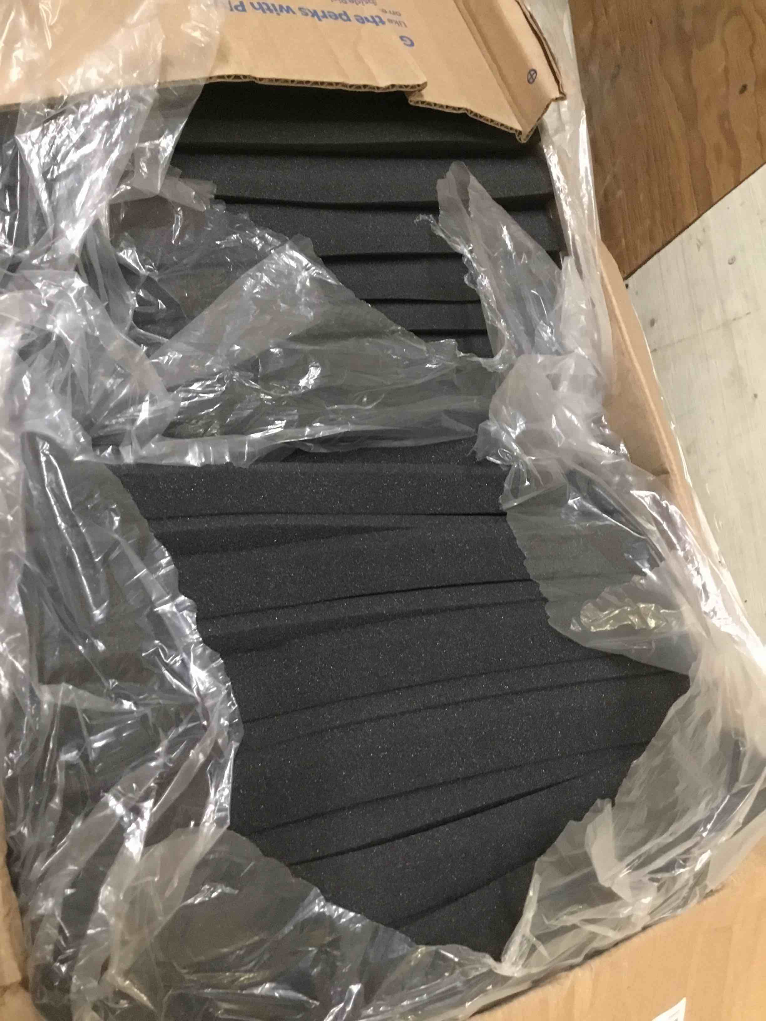 Condition photo showing Good Condition for focusound 52 pack acoustic foam panels 1" x 12" x 12" sound proof foam panles soundproofing noise cancelling wedge panels for home office recoding studio with 300pcs double-side adhesive