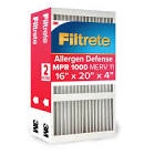 filtrete 16-in w x 20-in l x 4-in merv 11 1000 mpr allergen defense electrostatic pleated air filter (2-pack)