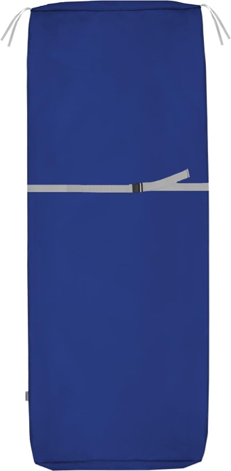 nettypro outdoor patio lounge chair cushion covers with zipper and tie, water repellent uv resistant, 72 x 22 x 3 inch, replacement cover only, navy