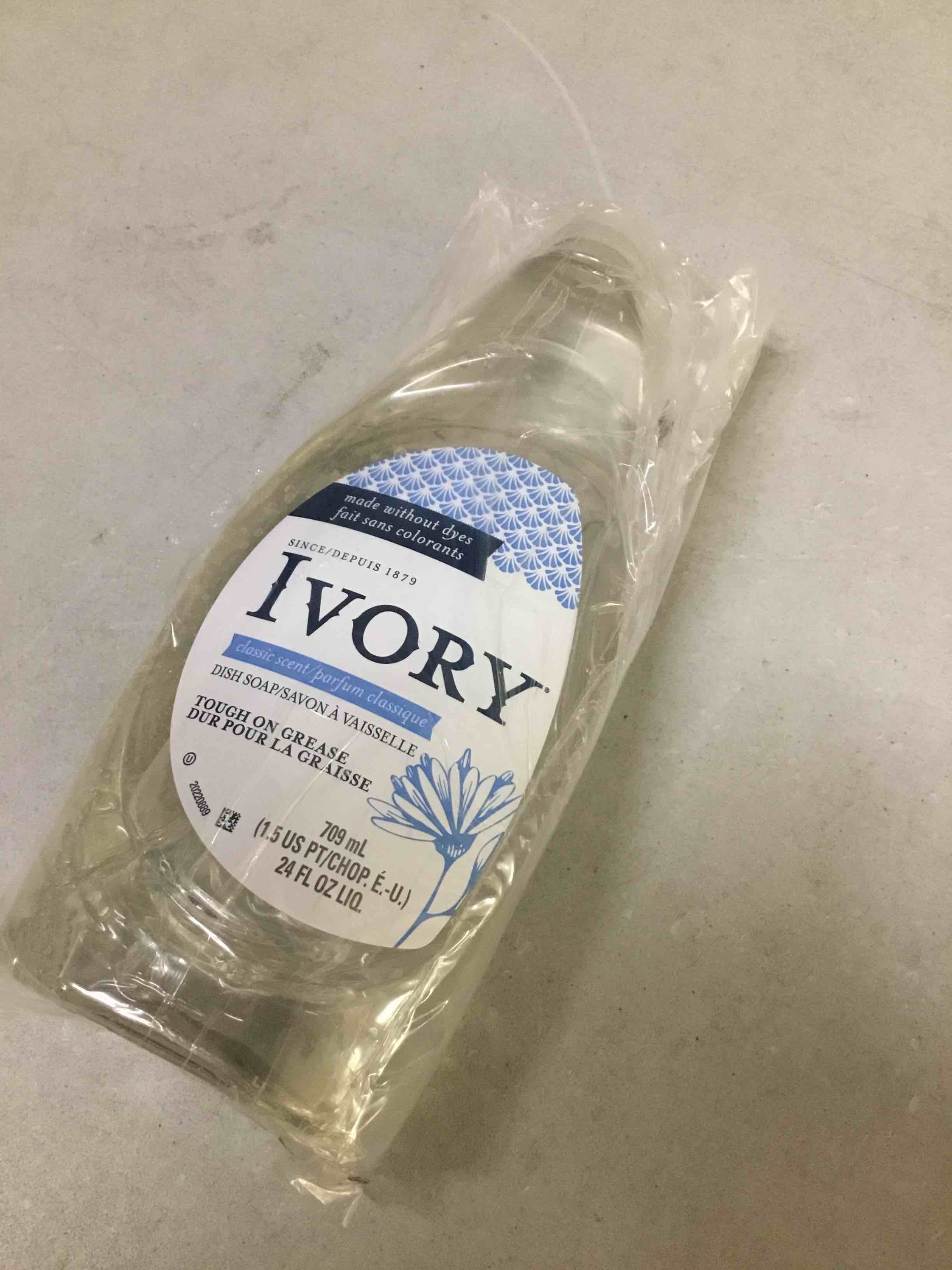 Condition photo showing New/Like New for ivory - dish detergent classic scent 24oz bottle product category: breakroom and janitorial/cleaning products"