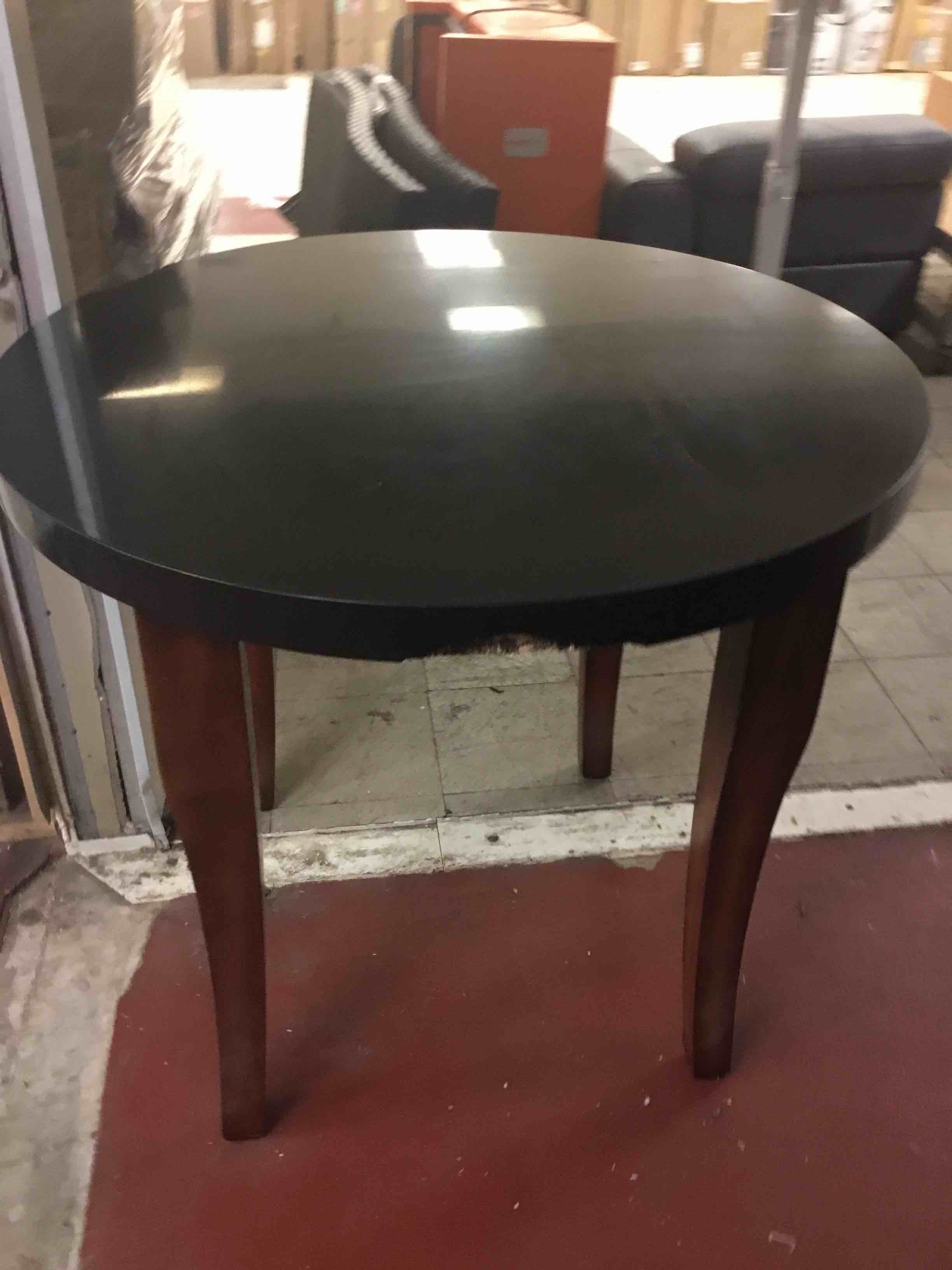 Black and Cherry counter Height Table*AS IS*DAMAGED