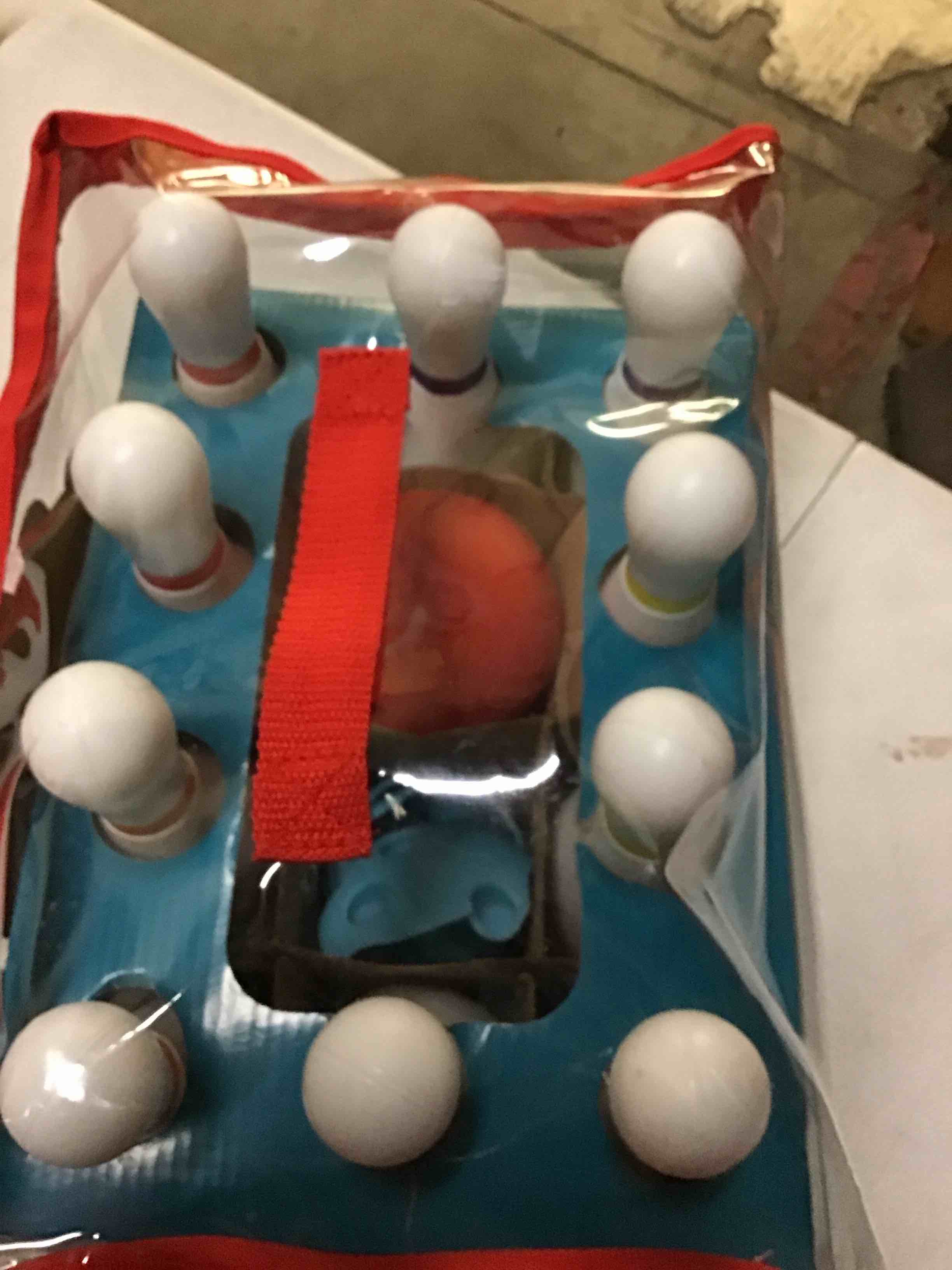 Condition photo showing Good Condition for Chuckle & Roar 10-Pin Kids Bowling Set with Pin Pal – Indoor Active Game for Family Game Night, Easy Setup & Cleanup, Color & Number Learning Toy, Ages 3+