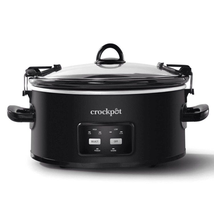 crock -pot 6qt cook & carry one touch progmmable slow 