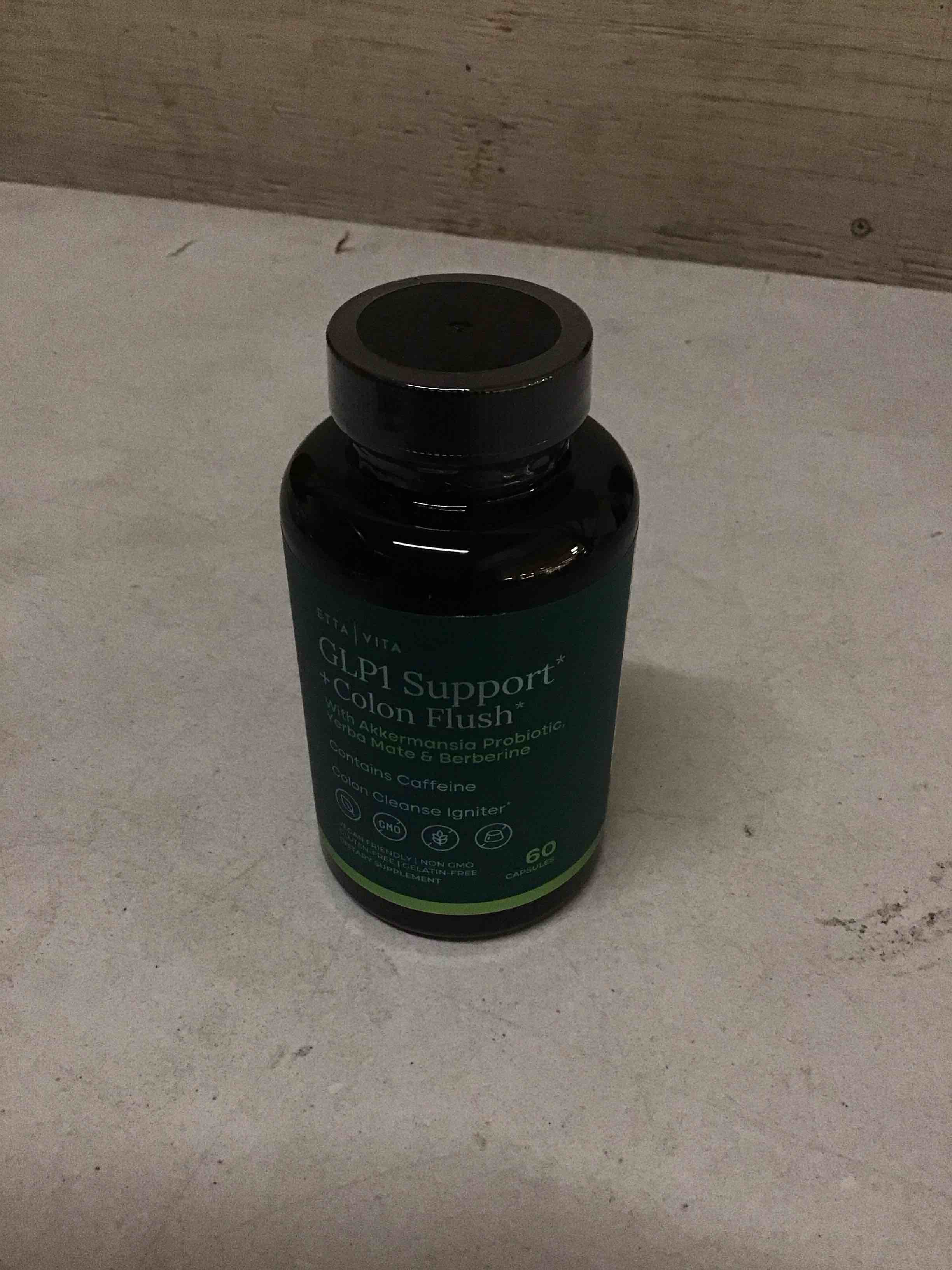 Condition photo showing New/Like New for ( best by 03/2029) colon cleanse + glp-1 supplement weight loss & energy - appetite suppressant & fat burner for women and men with berberine, yerba mate, psyllium husk, senna leaf, lemon, black garlic - digestive broom
