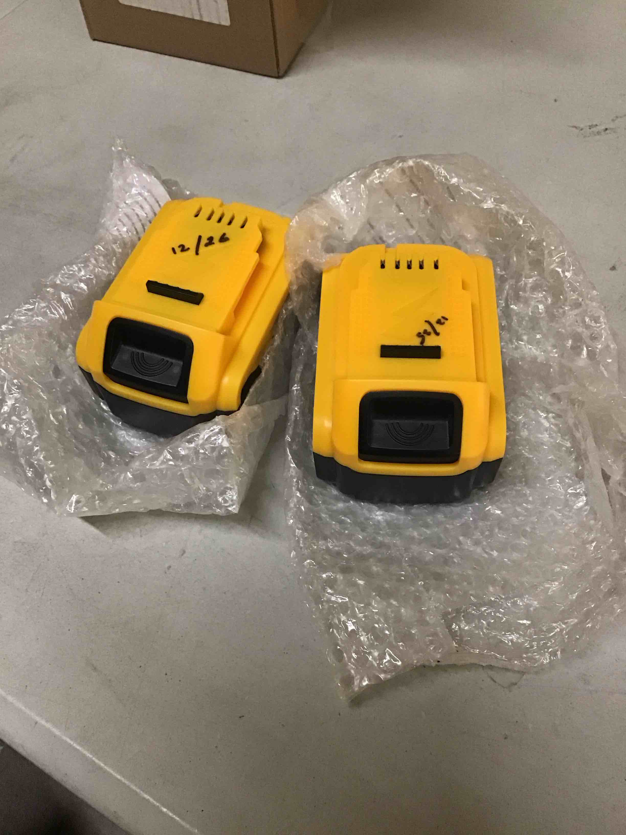 Condition photo showing Good Condition for 2 pack 8.0ah replacement for dewalt 20v max battery lithium compatible with dcb208 dcb200 dcb206 dcb205 dcb203 apply dewalt 20v max cordless power tools