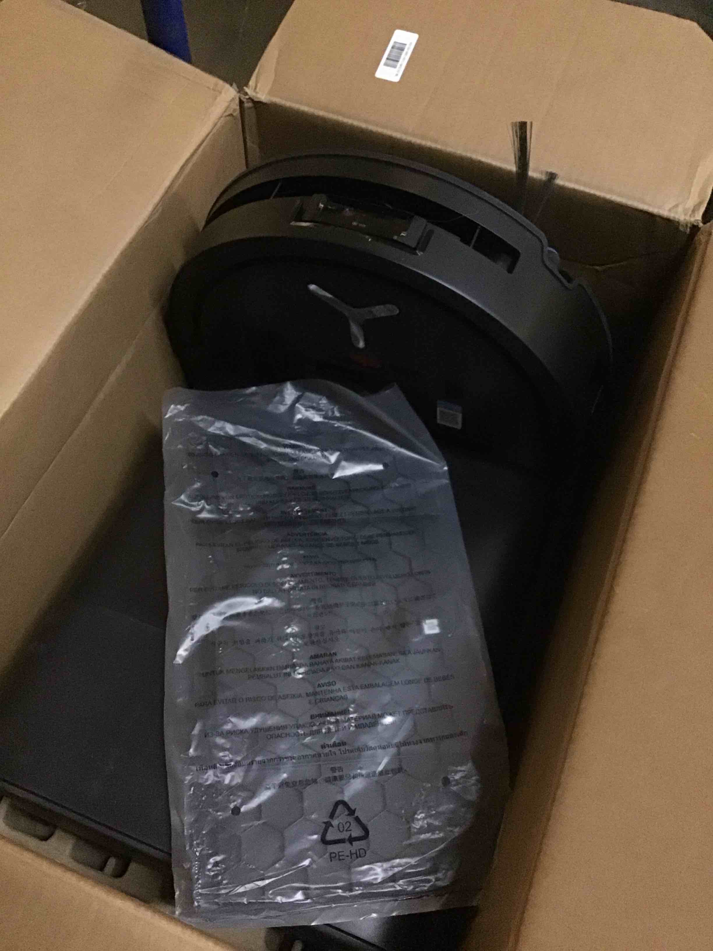 Condition photo showing As Is for (incomplete) ecovacs deebot t80 omni robot vacuum and mop, instant self-cleaning ozmo roller mop, truedge deep cleaning, ai navigation, 18,000pa suction and zerotangle 3.0 for pets and carpets