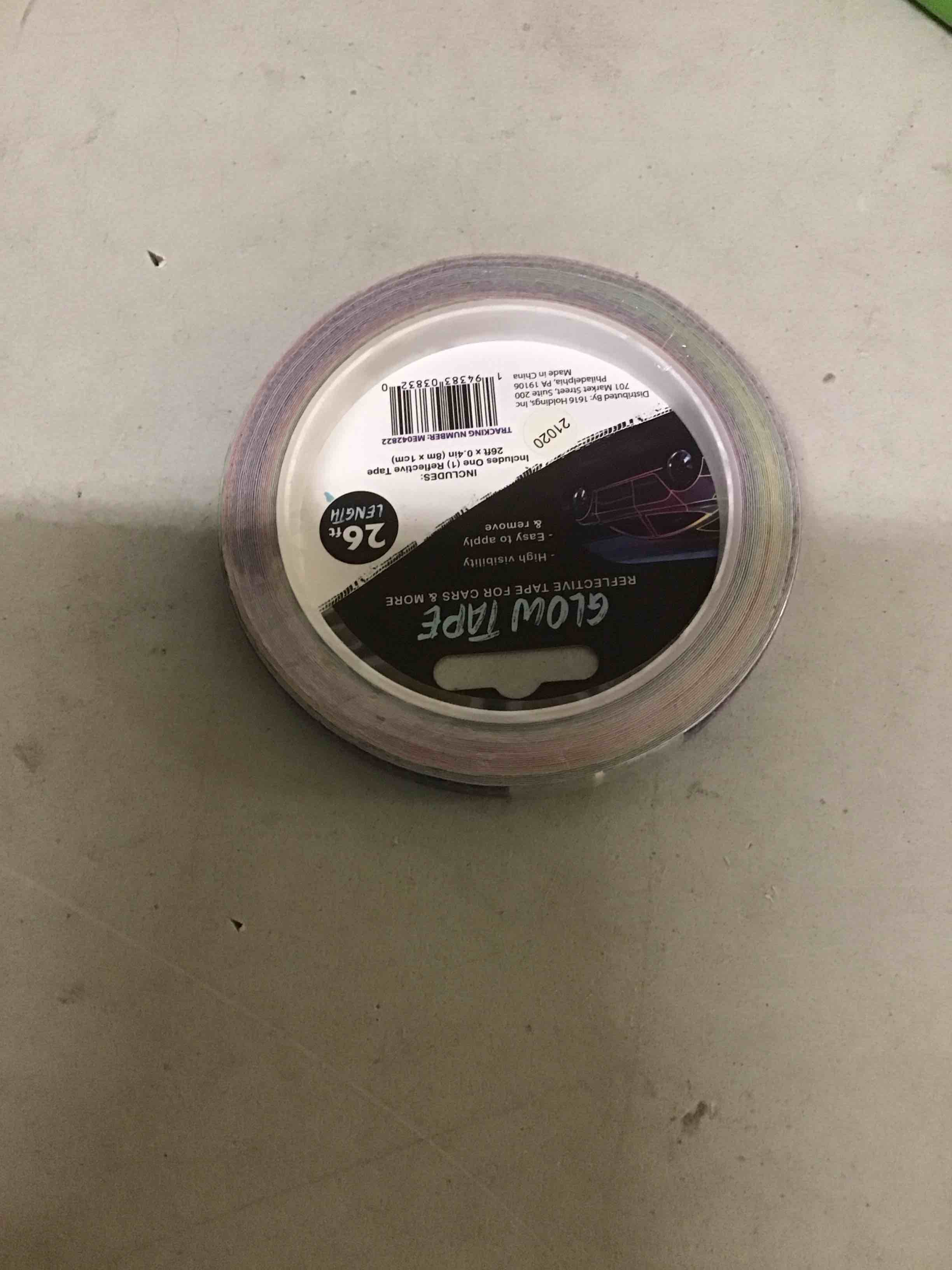 Condition photo showing New/Like New for glow tape reflective tape for cars & more 26ft.