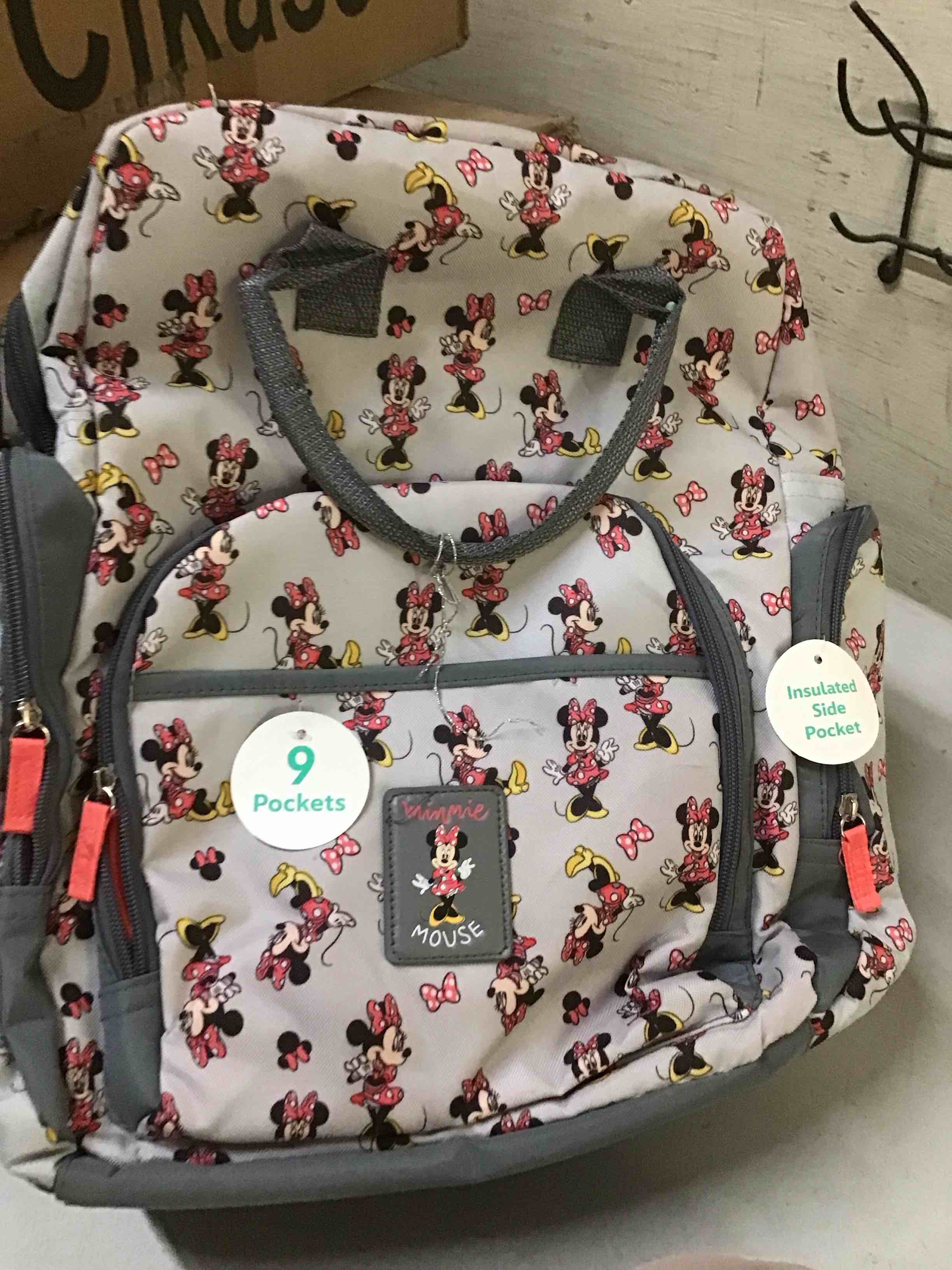 Condition photo showing Good Condition for disney minnie mouse diaper bag backpack, newborn