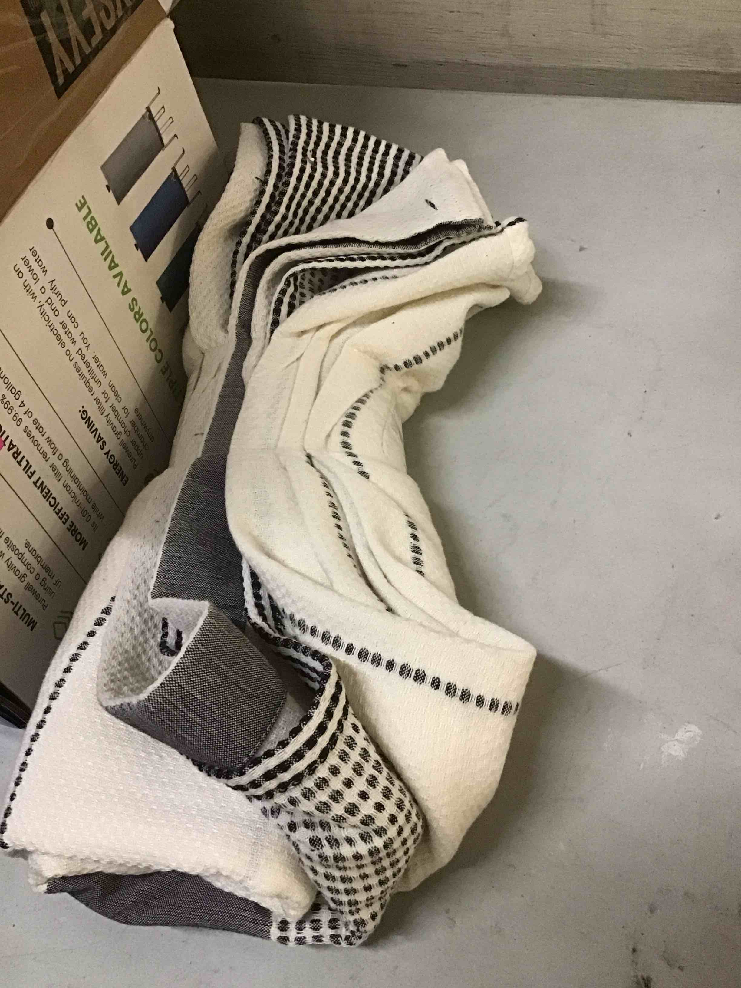 Condition photo showing Good Condition for white  shower curtain 