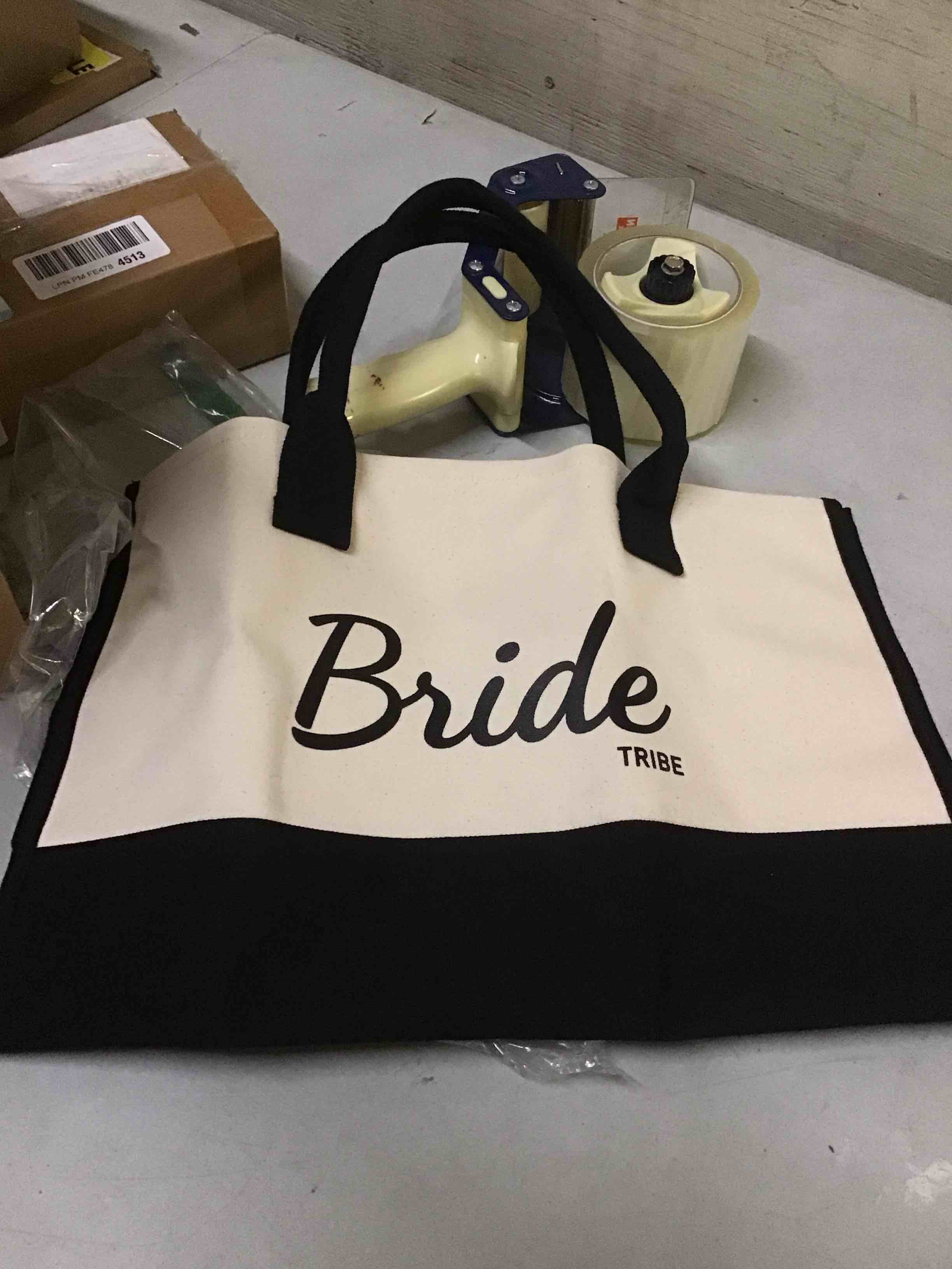Condition photo showing New/Like New for tote bag, bridal showers gift for bride