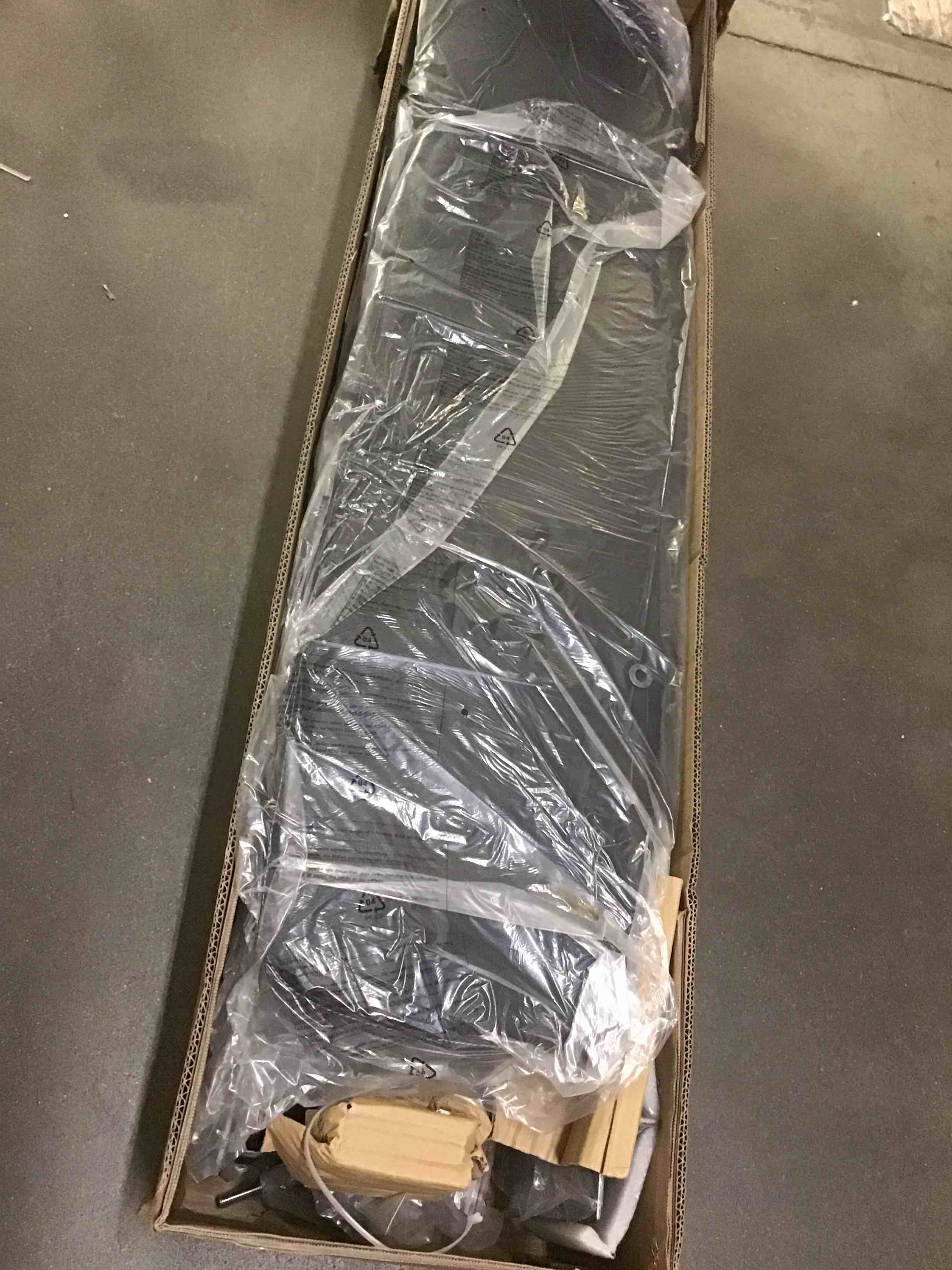 Condition photo showing As Is for body rhythm professional sit-up bench with 4 adjustable heights and reverse crunch handle, adjustable weight bench and flat, incline & decline bench press, great strength training slant bench and ab &