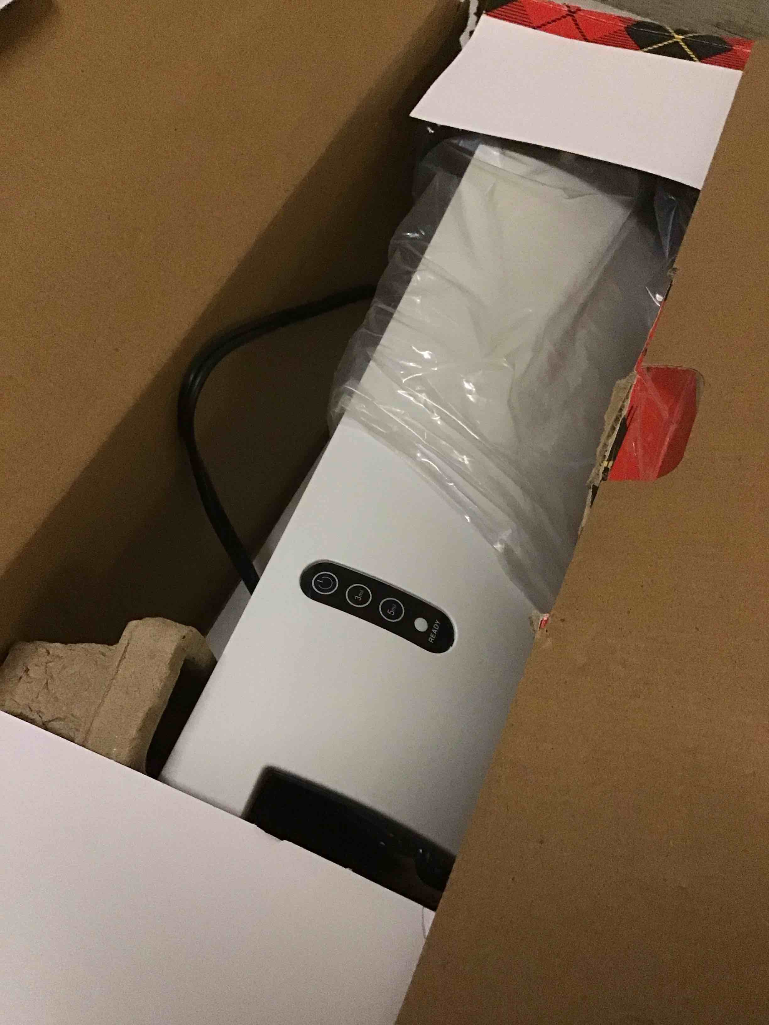 Condition photo showing As Is for scotch thermal laminator, extra wide 13 inch input, ideal for teachers, small offices, or home (tl1302x)