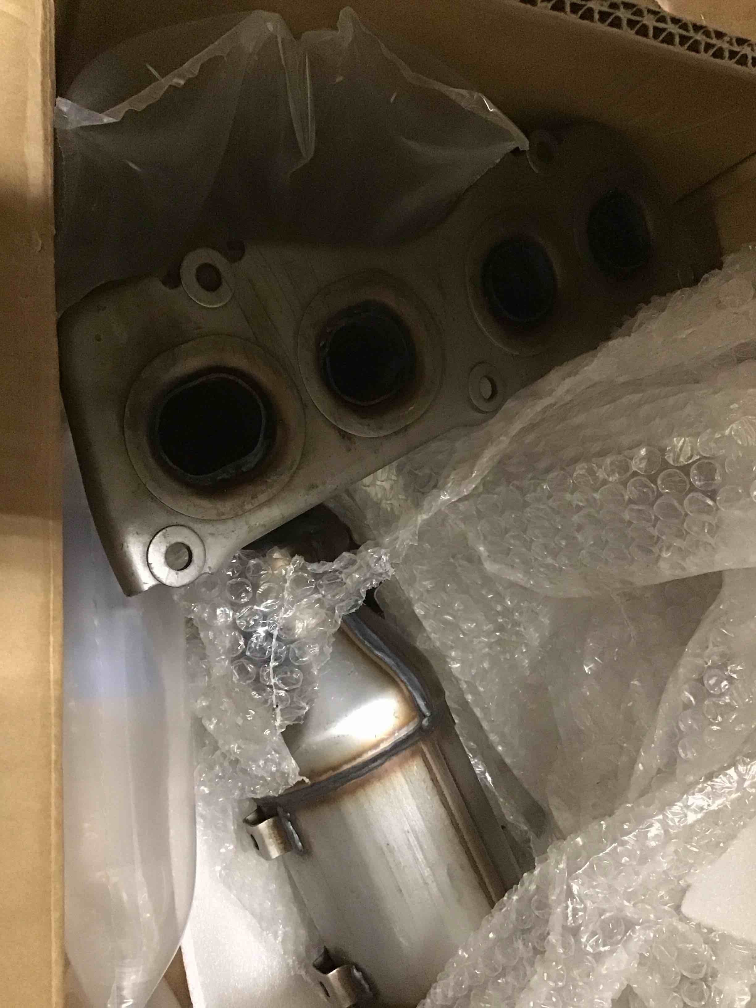 Condition photo showing As Is for philtop catalytic converter fit for toyota camry 2.5l 2012 2013 2014 2015 2016 2017 high flow catalytic converter 16692 (epa compliant)