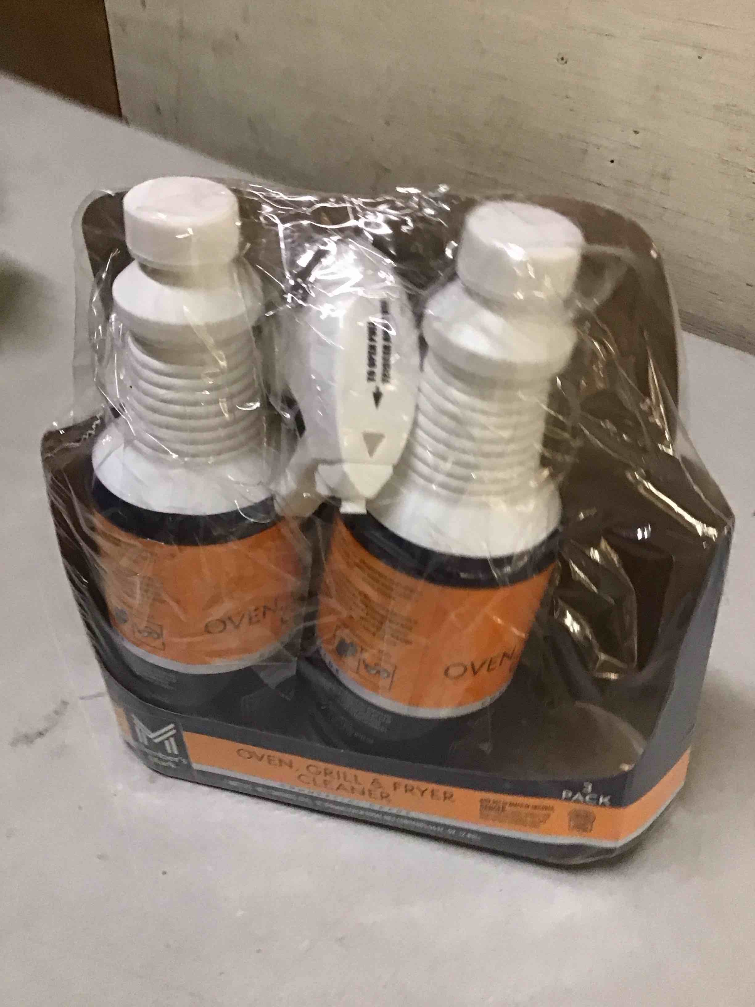 Condition photo showing As Is for (incomplete 2 pack only ) member's mark commercial oven, grill and fryer cleaner, 32 oz., 3 pk.