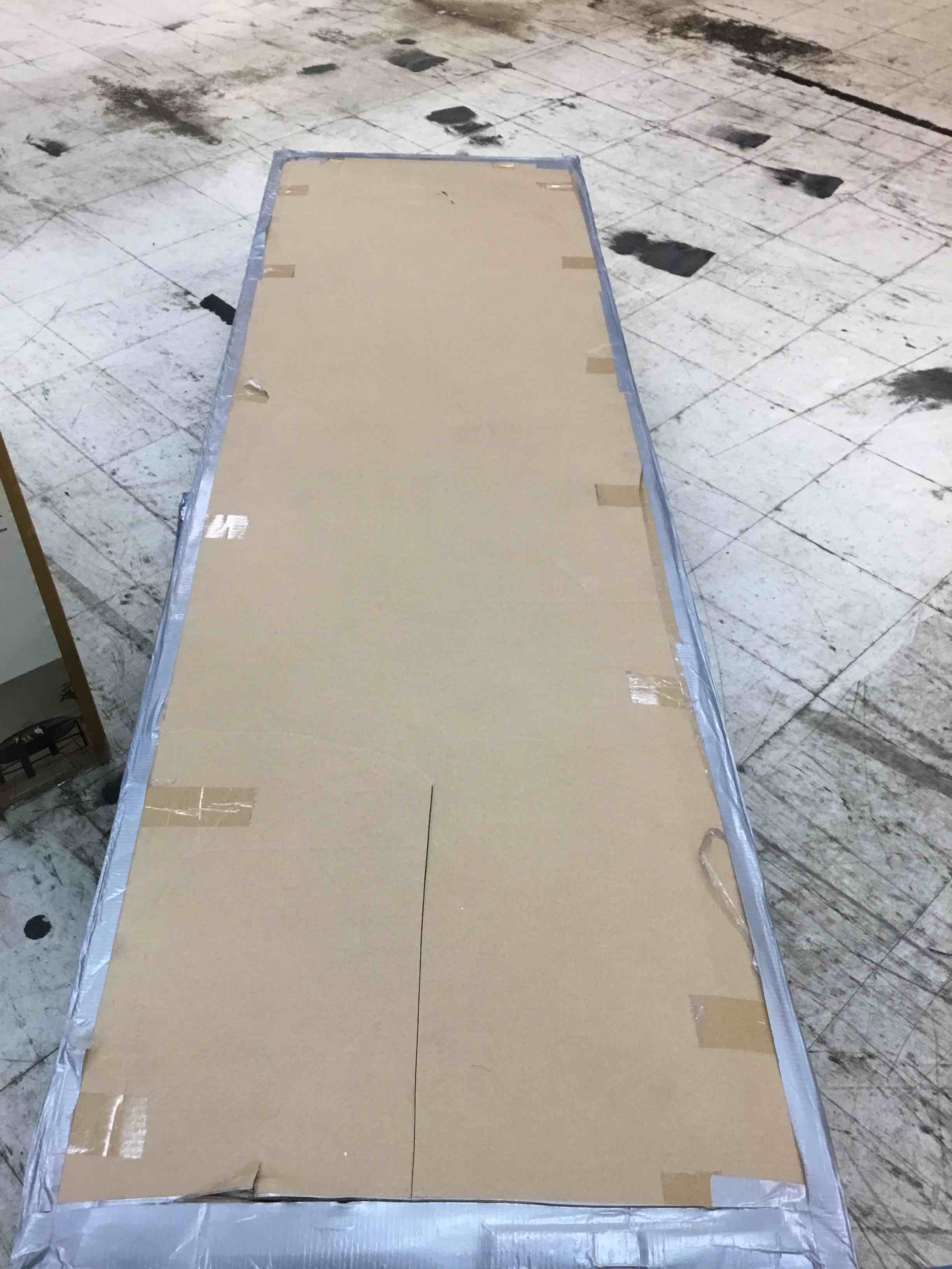 Condition photo showing Good Condition for madison park signature rolling pin king bed (footboard, slats, supports, and legs) only 
