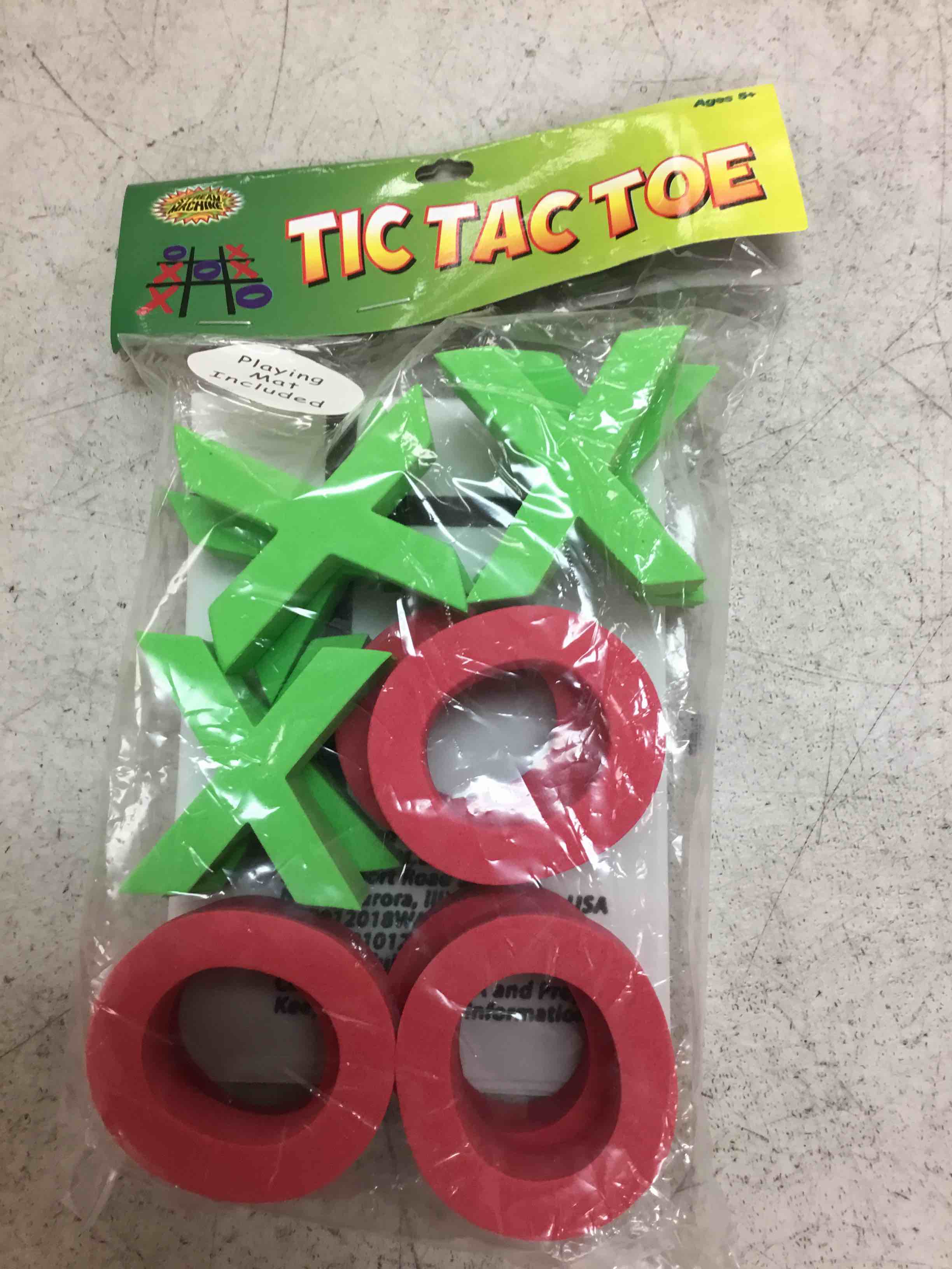 tic tac toe foam game with mat, perfect for swimming pool game