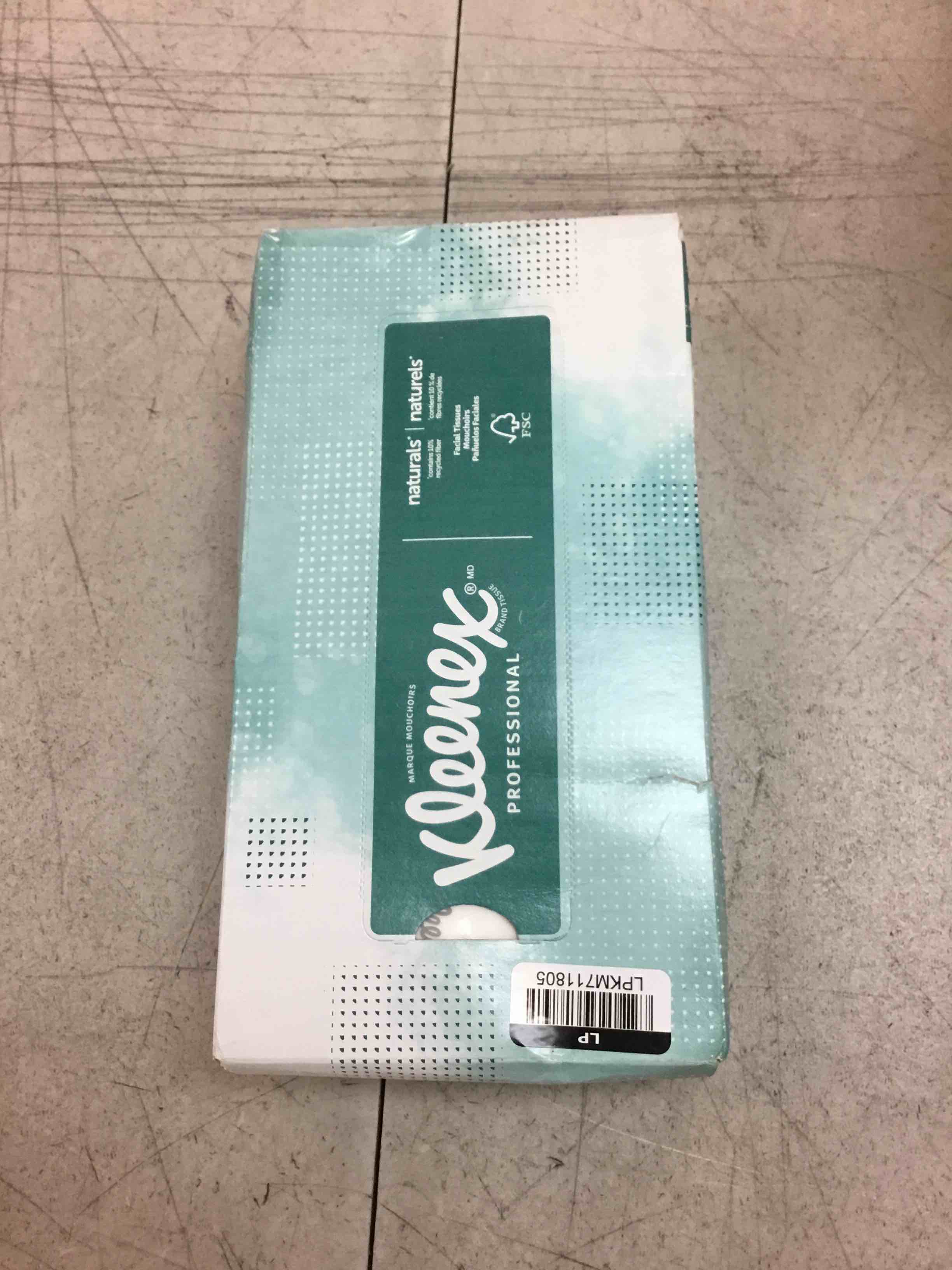 Condition photo showing New/Like New for 3 packs of naturals facial tissue, 125 sheets per pack