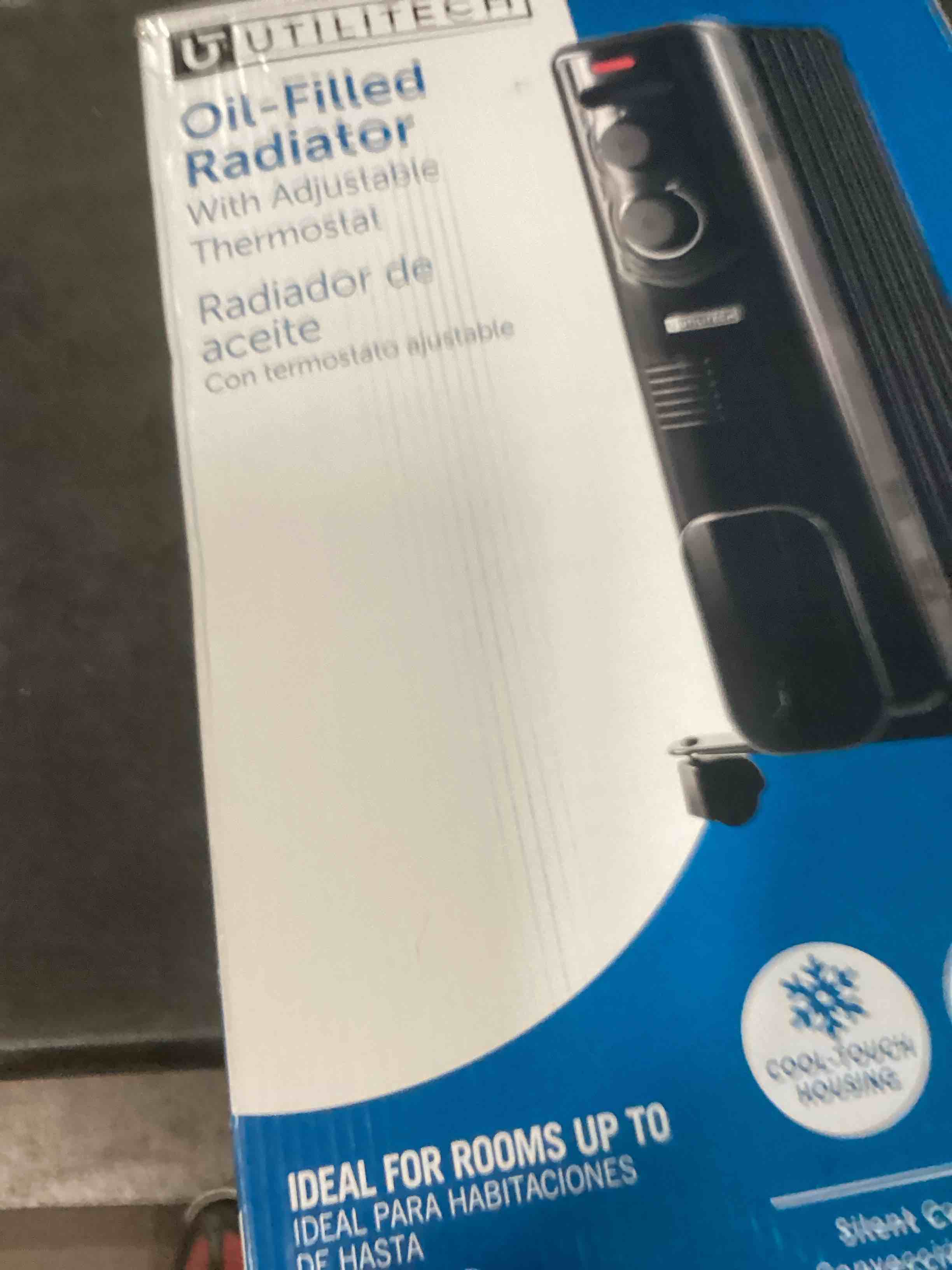 COSTWAY Oil Filled Radiator Heater, 1500W Electric Oil Heater with 3 Heating Mode, Adjustable Thermostat, Tip-Over & Overheat Protection, Portable Space Heater for Indoor Use Home Office, Black