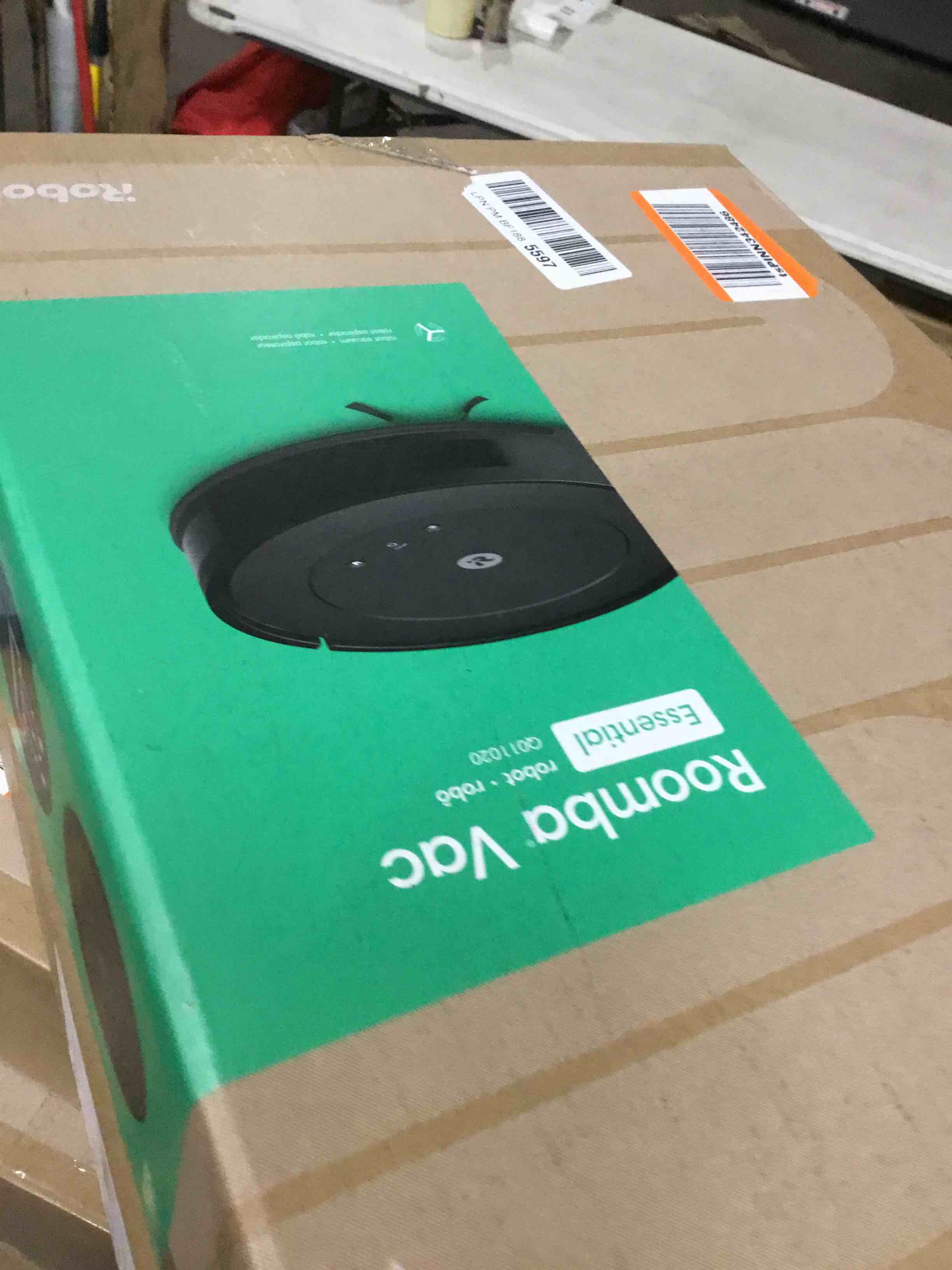 iRobot Roomba Vac Robot Vacuum (Q011) - Power-Lifting Suction, Alexa, Quieter Cleaning Mode, Multi-Surface Cleaning, Cleans in Neat Rows, Easy to use, Self-Charging