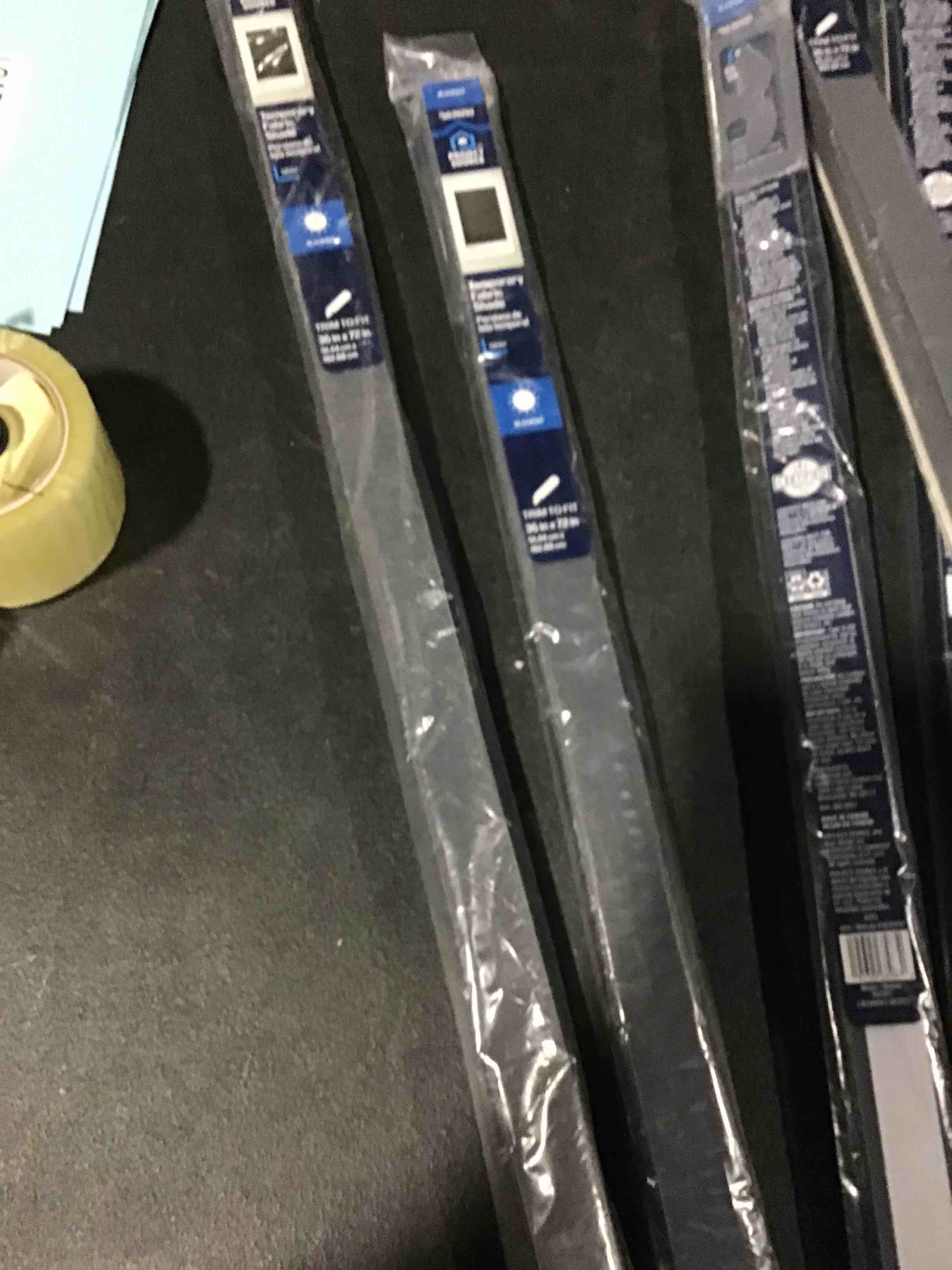 project source temporary fabric shade gray 36in x 72in