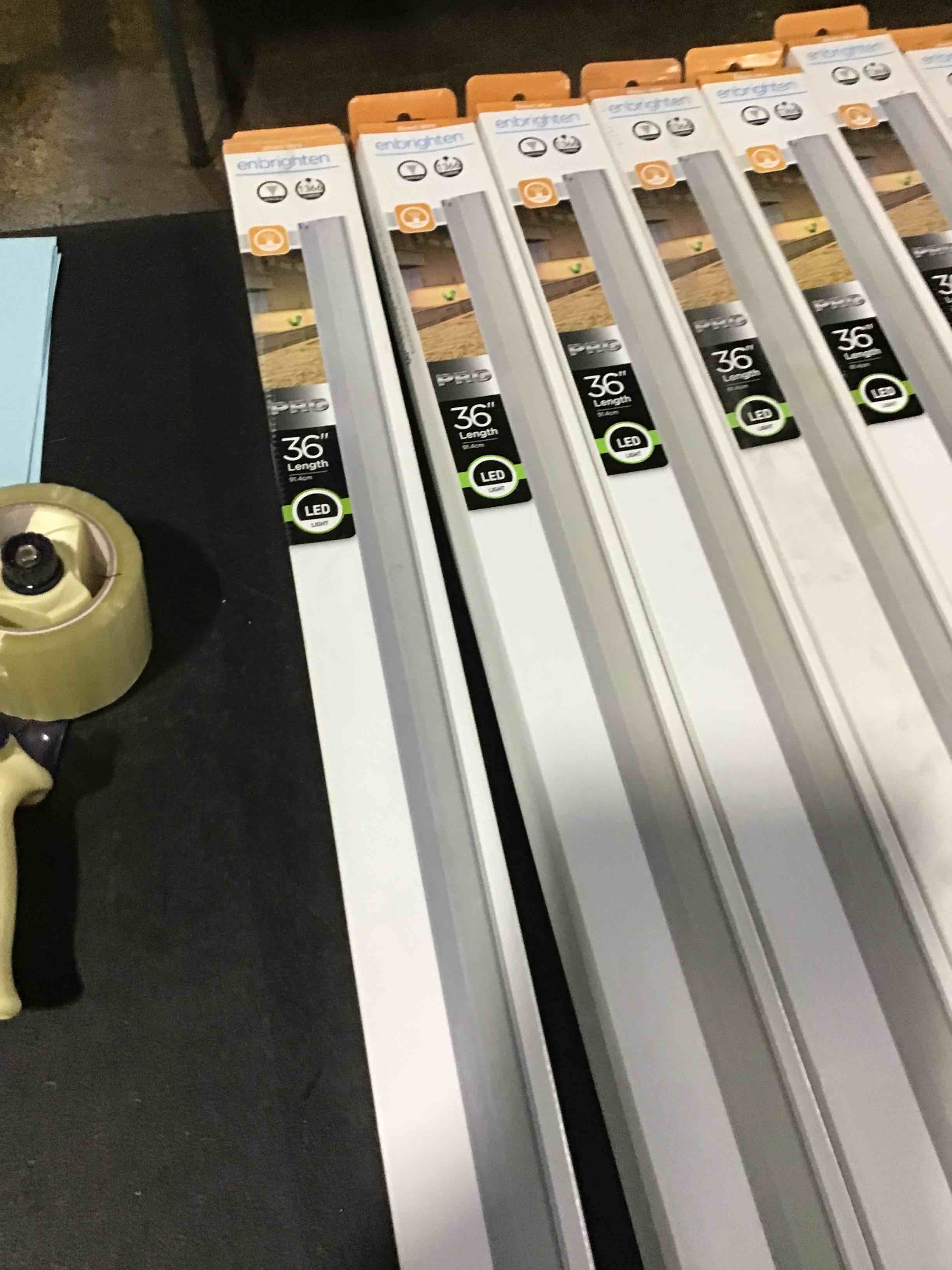 GE Direct Wire LED Under Cabinet Light Fixture, 36in, White - 38981-T1