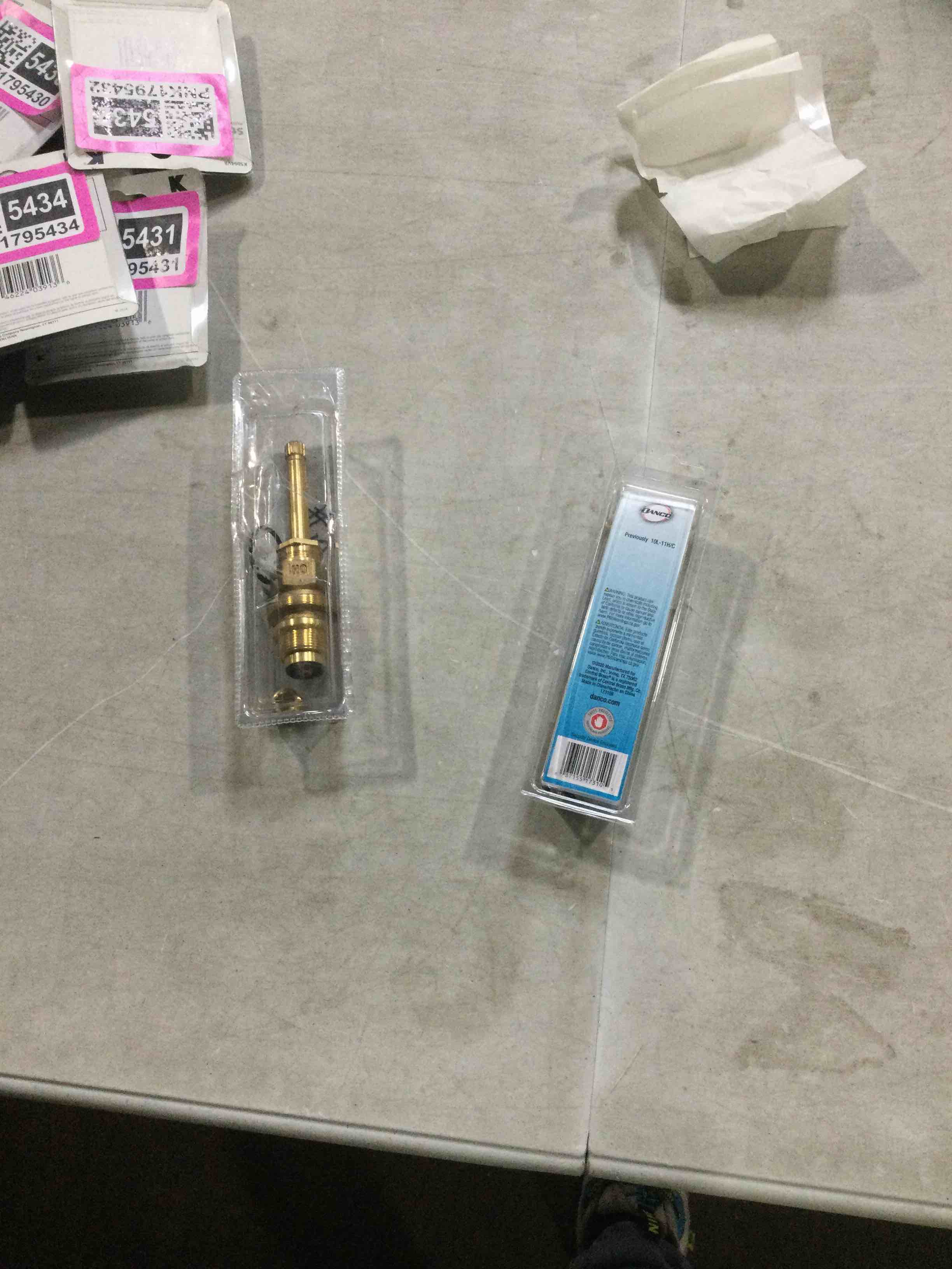 Danco 17310B Faucet Stem, Brass, 5.07 in L