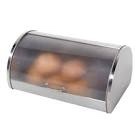 OGGI Neat Stainless Steel Bread Box W/ Tempered Glass Lid