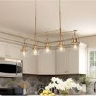 Sifert 5 - Light 37.5'' W Linear Glam Kitchen Island Pendant ETL Certified