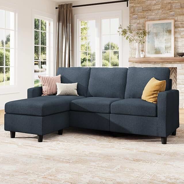 blue couch section