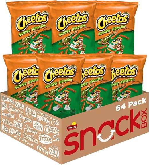 Cheetos crunchy cheddar jalapeño 64 2 oz bags